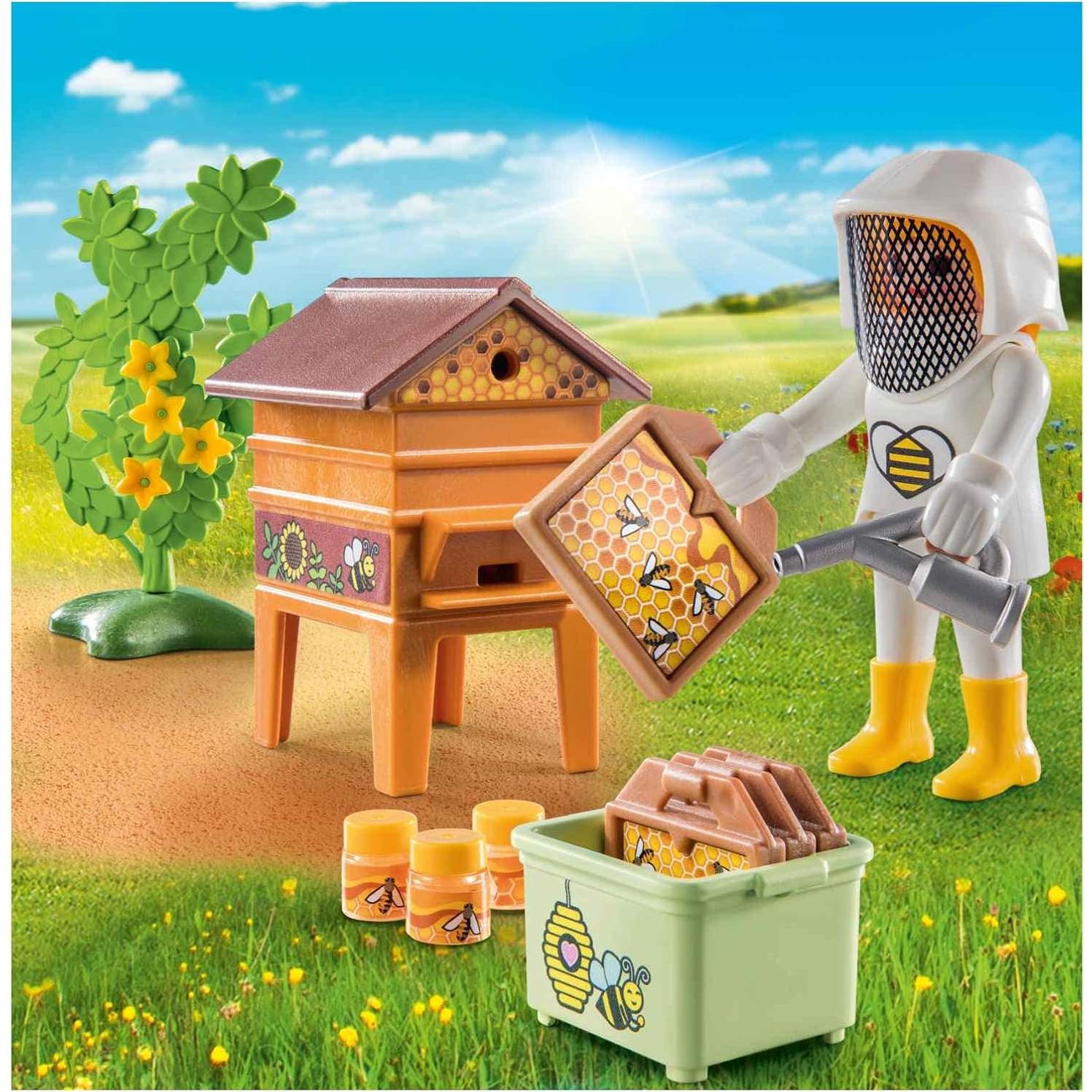 Set de Juego Apicultor PLAYMOBIL 71253 con Colmena