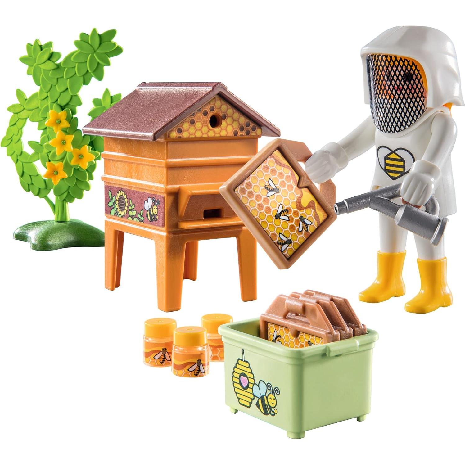 Set de Juego Apicultor PLAYMOBIL 71253 con Colmena