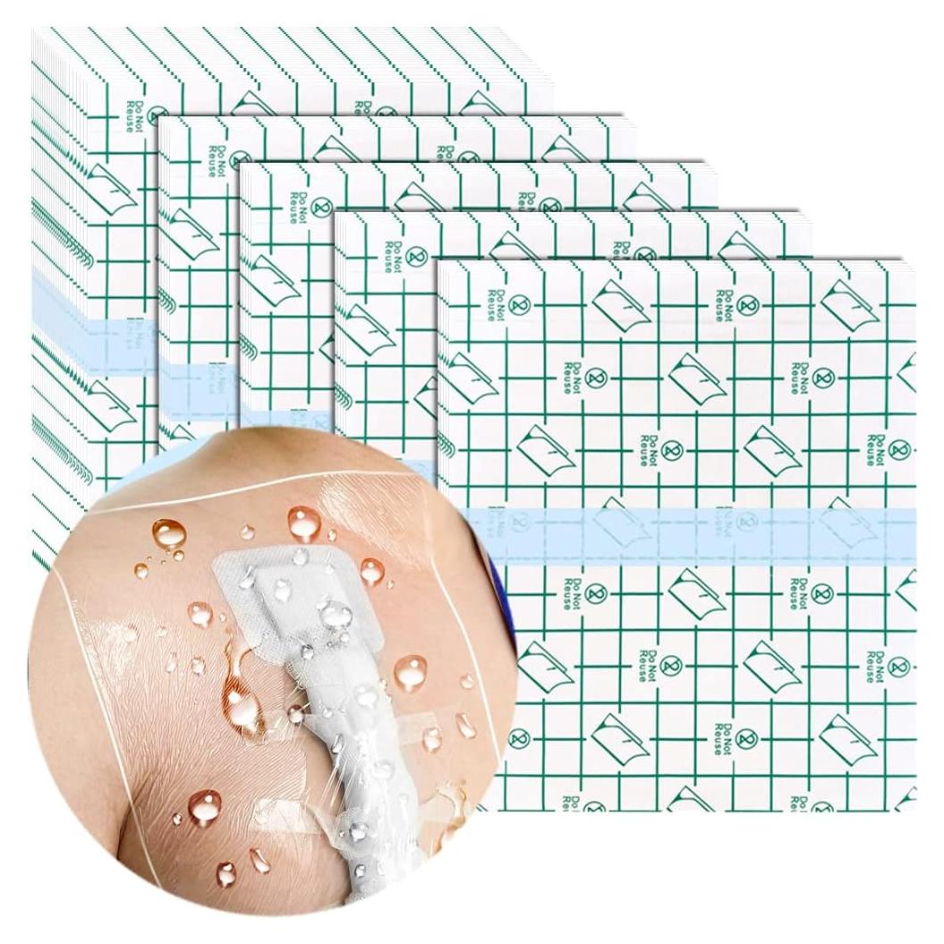 50 Vendajes Adhesivos Impermeables Hola Health 10x10 cm
