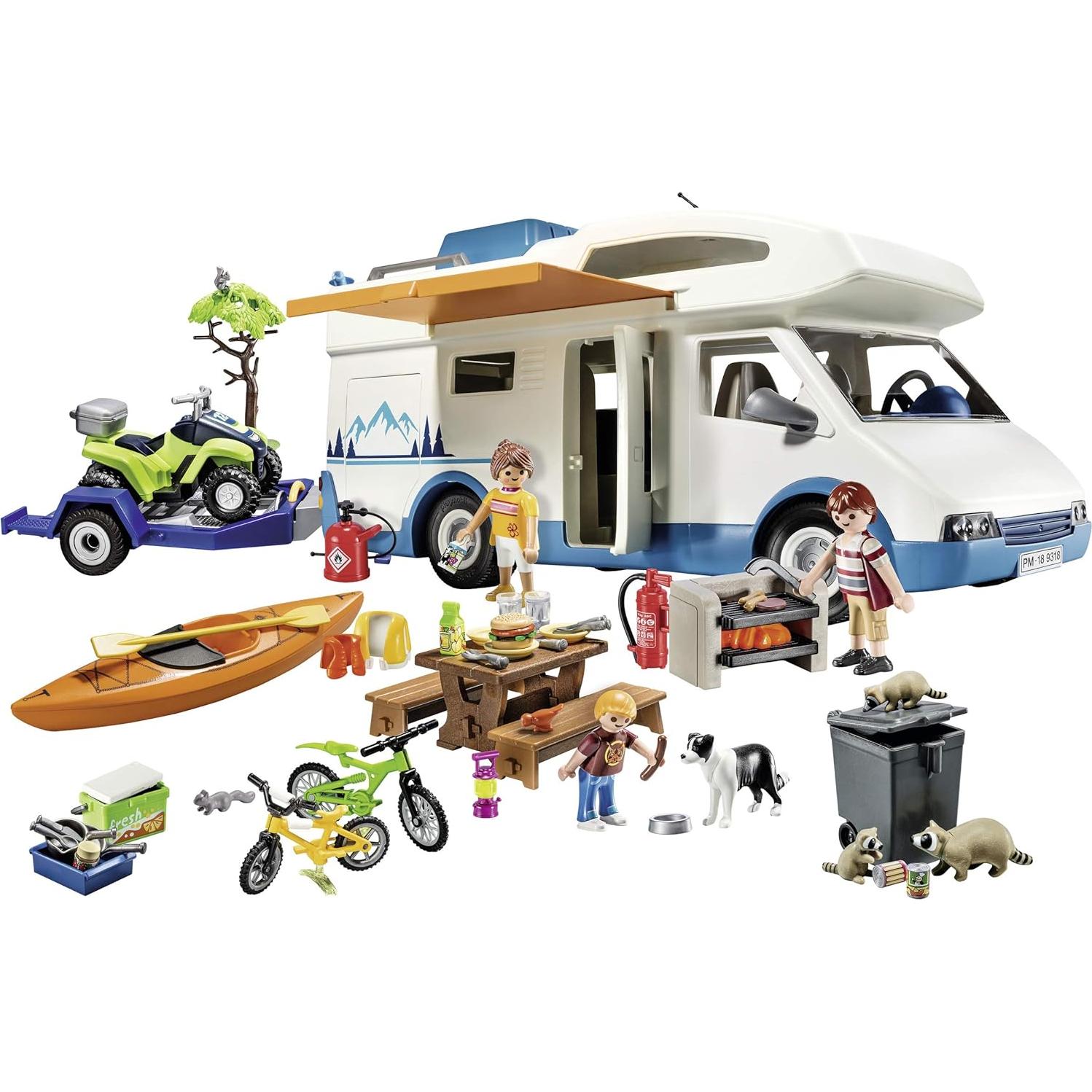 Playmobil Camping Mega Set Juguete 58.5x38.5 cm