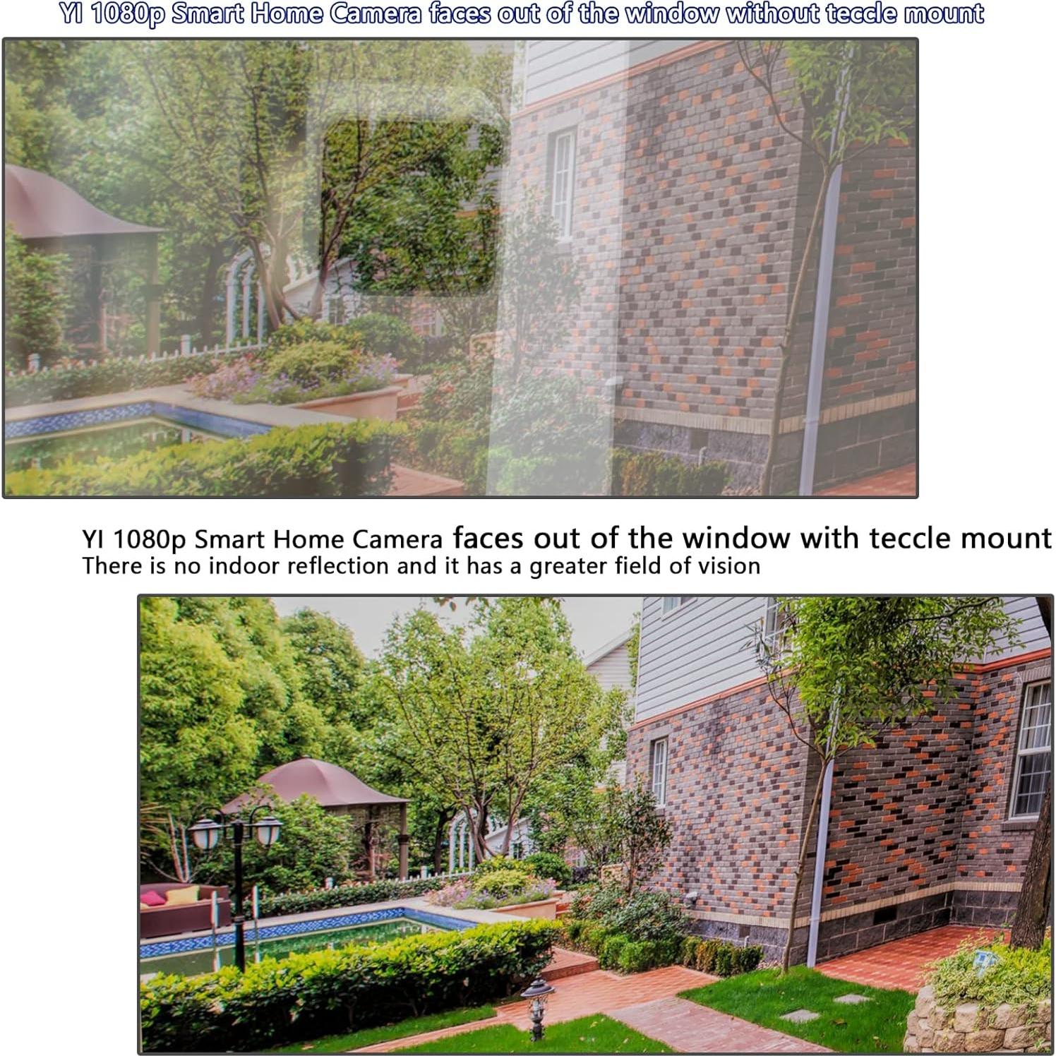 Soporte de Ventana Teccle para Cámara Yi Home - Paquete de 2