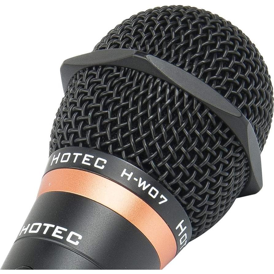 Micrófono Dinámico de Mano HOTEC H-W07 con Cable XLR 5.79m