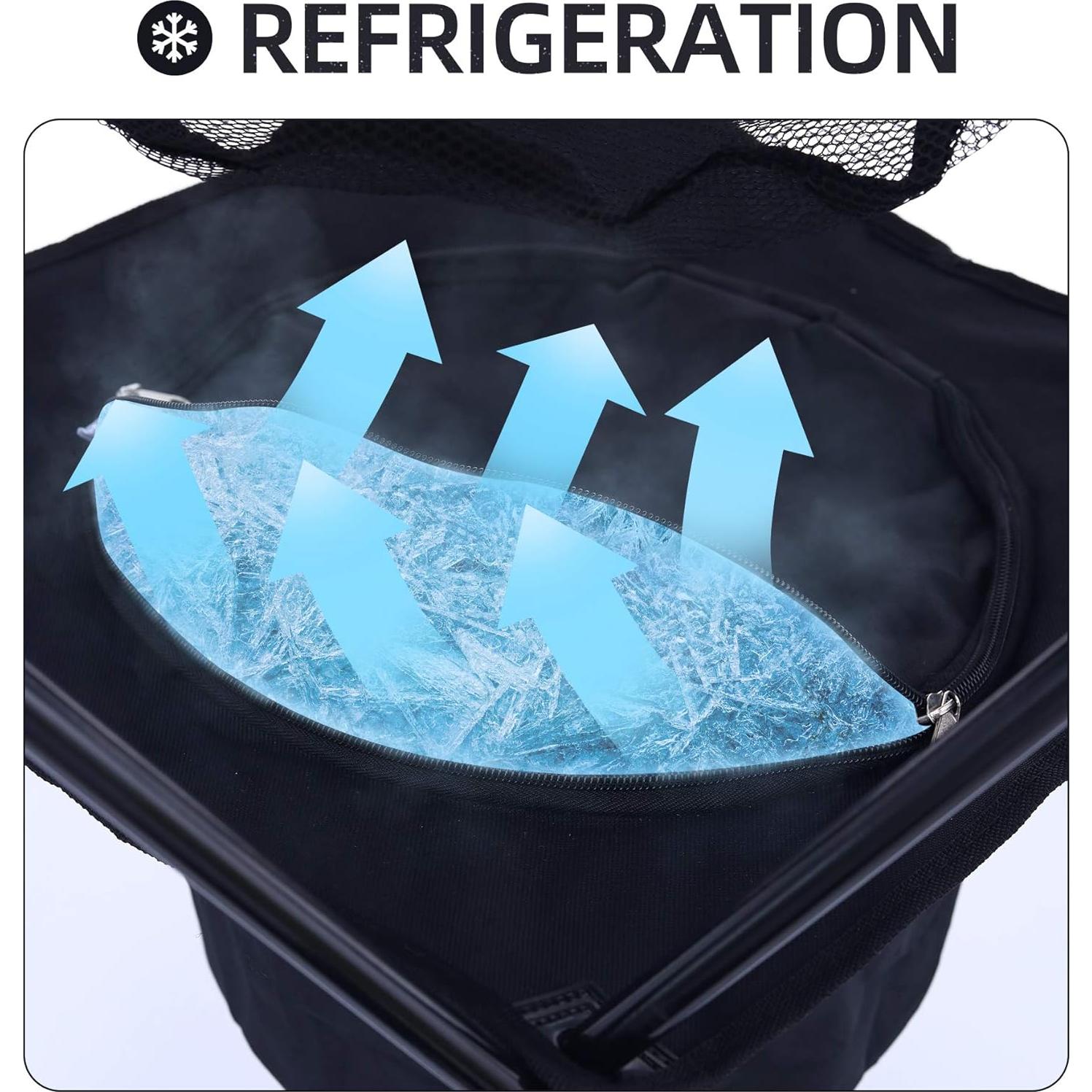 Mesa Camping Nice C con Enfriador Aislado y Bolsa de Transporte