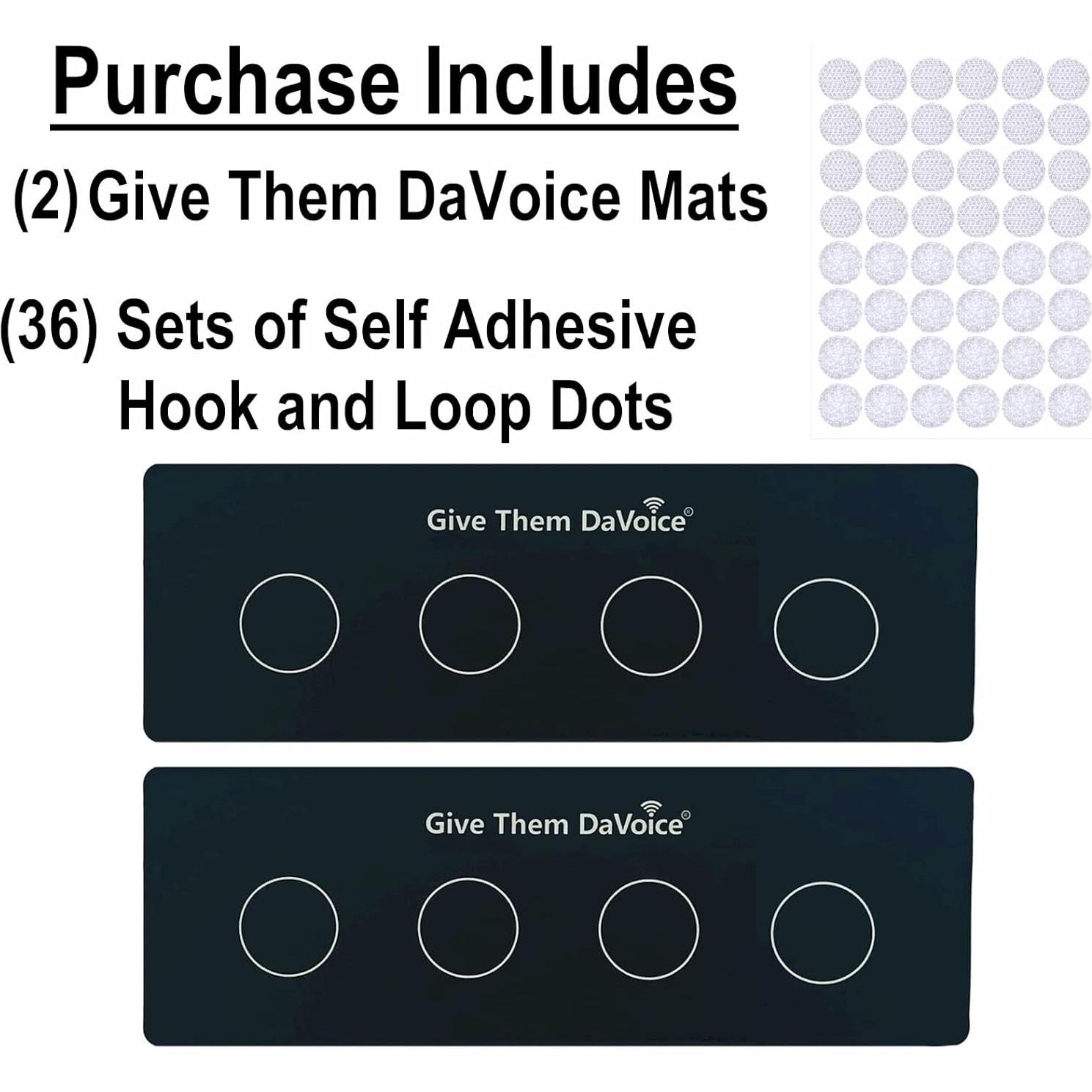 Alfombrilla Antideslizante para Botones de Comunicación para Perros - DaVoice - 2 Unidades
