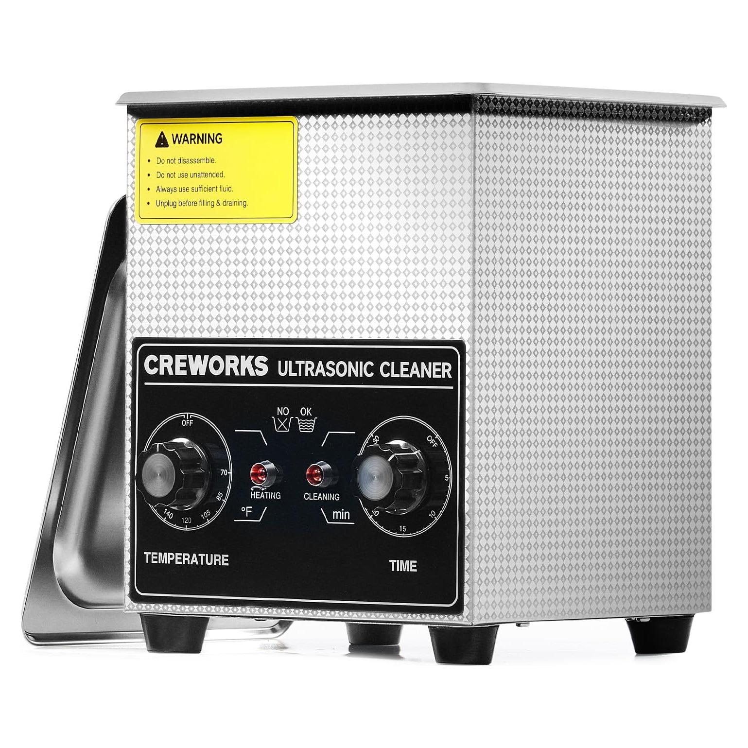 Limpiador Ultrasónico Creworks 2L 60W Acero Inoxidable