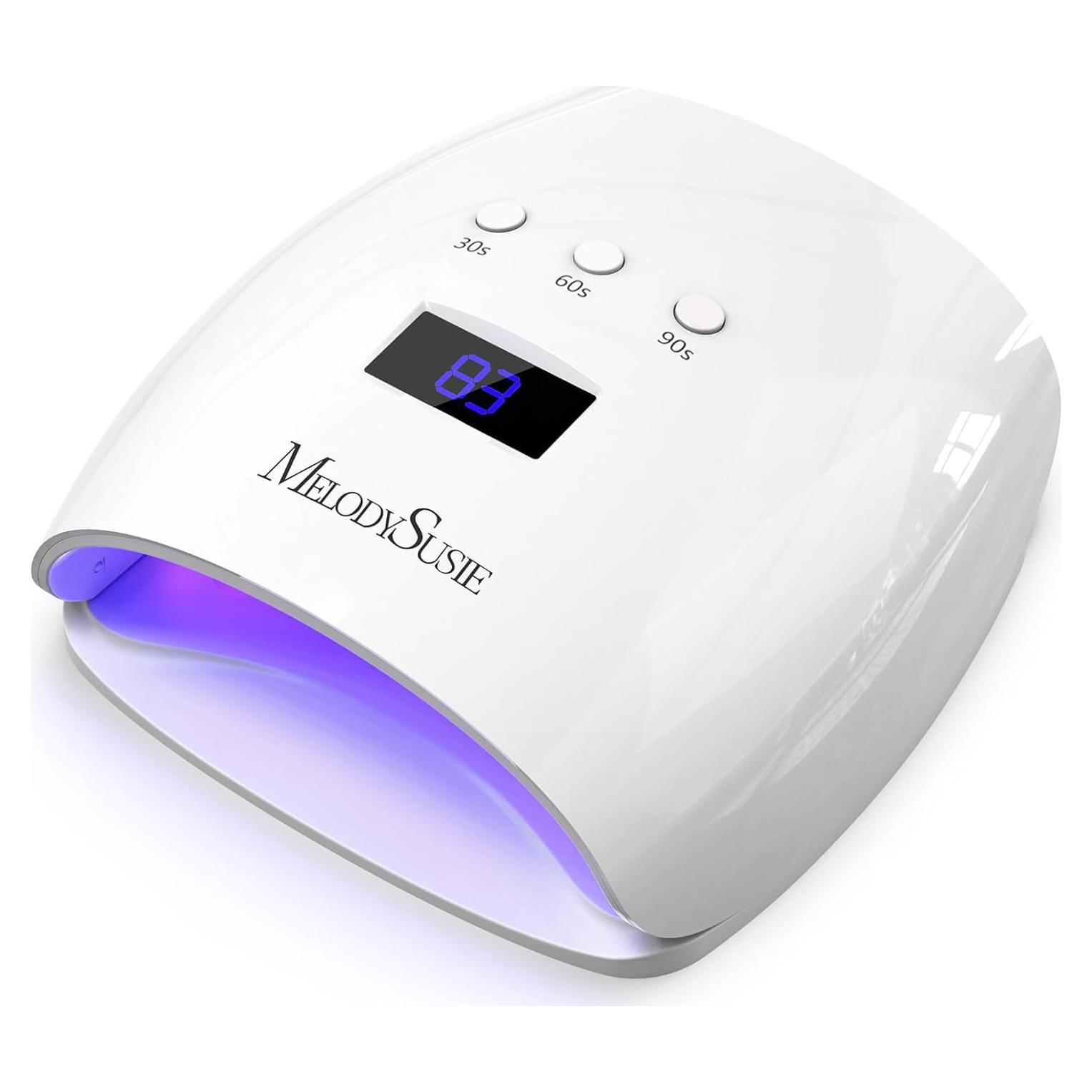 Lámpara UV LED Melodysusie 54W para Uñas con Pantalla LCD