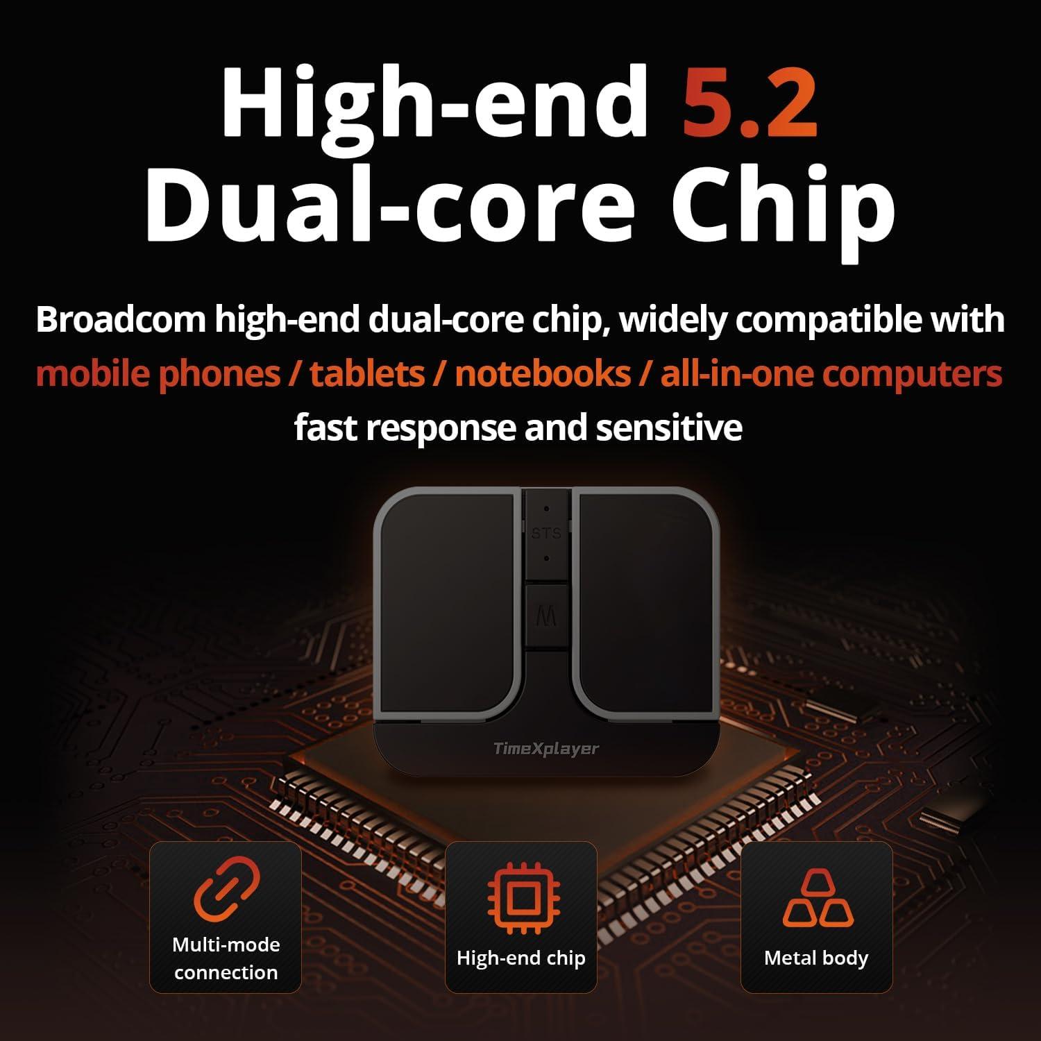 Mini Mouse Cuadrado TIMEXPLAYER Inalámbrico Bluetooth 3 en 1