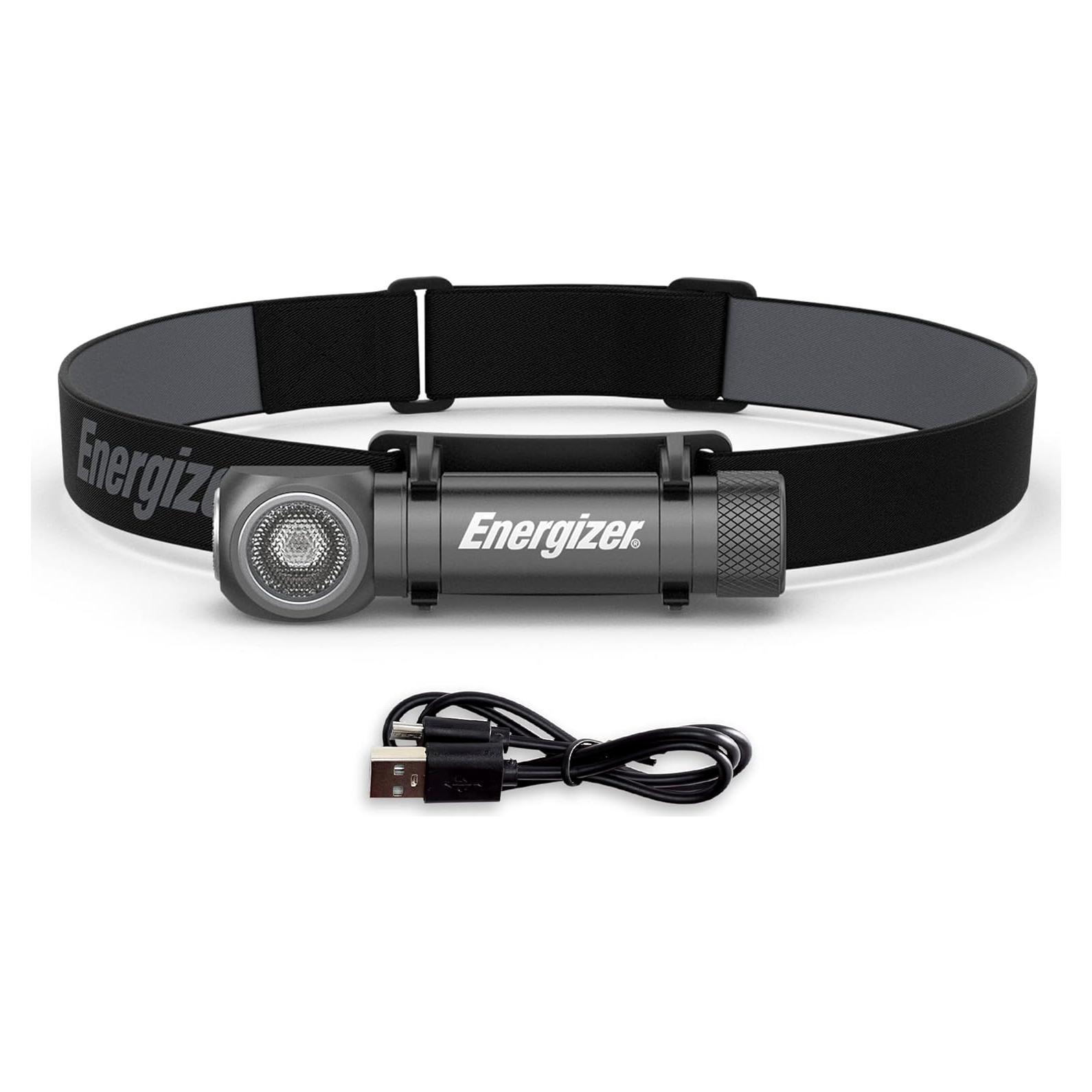 Linterna Frontal Recargable Energizer Híbrida 1000 Lúmenes IPX4