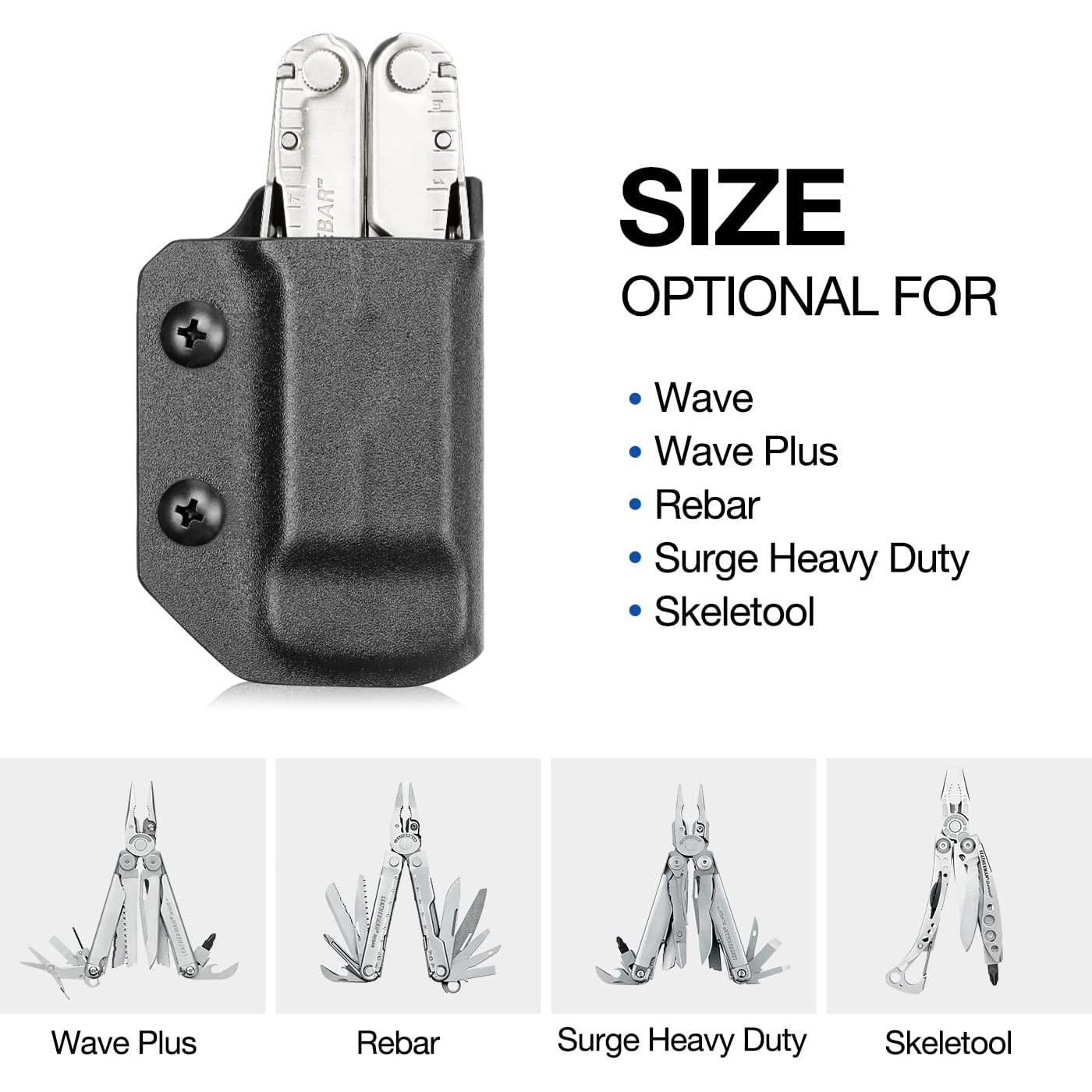 Funda Kydex GUN & FLOWER para Leatherman Wave y Wave Plus