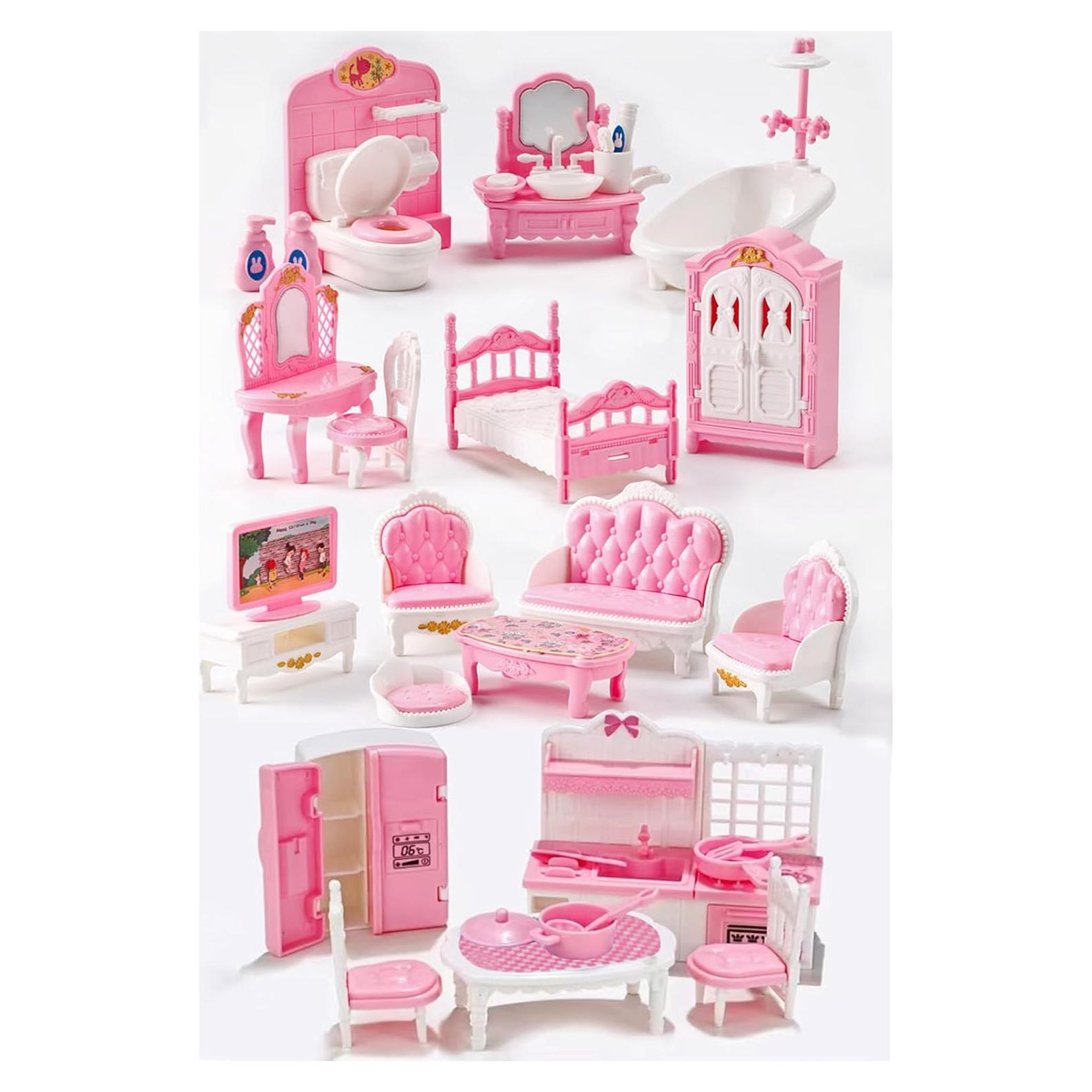 Set de Muebles para Casa de Muñecas 35 Piezas SHENGJIAAO