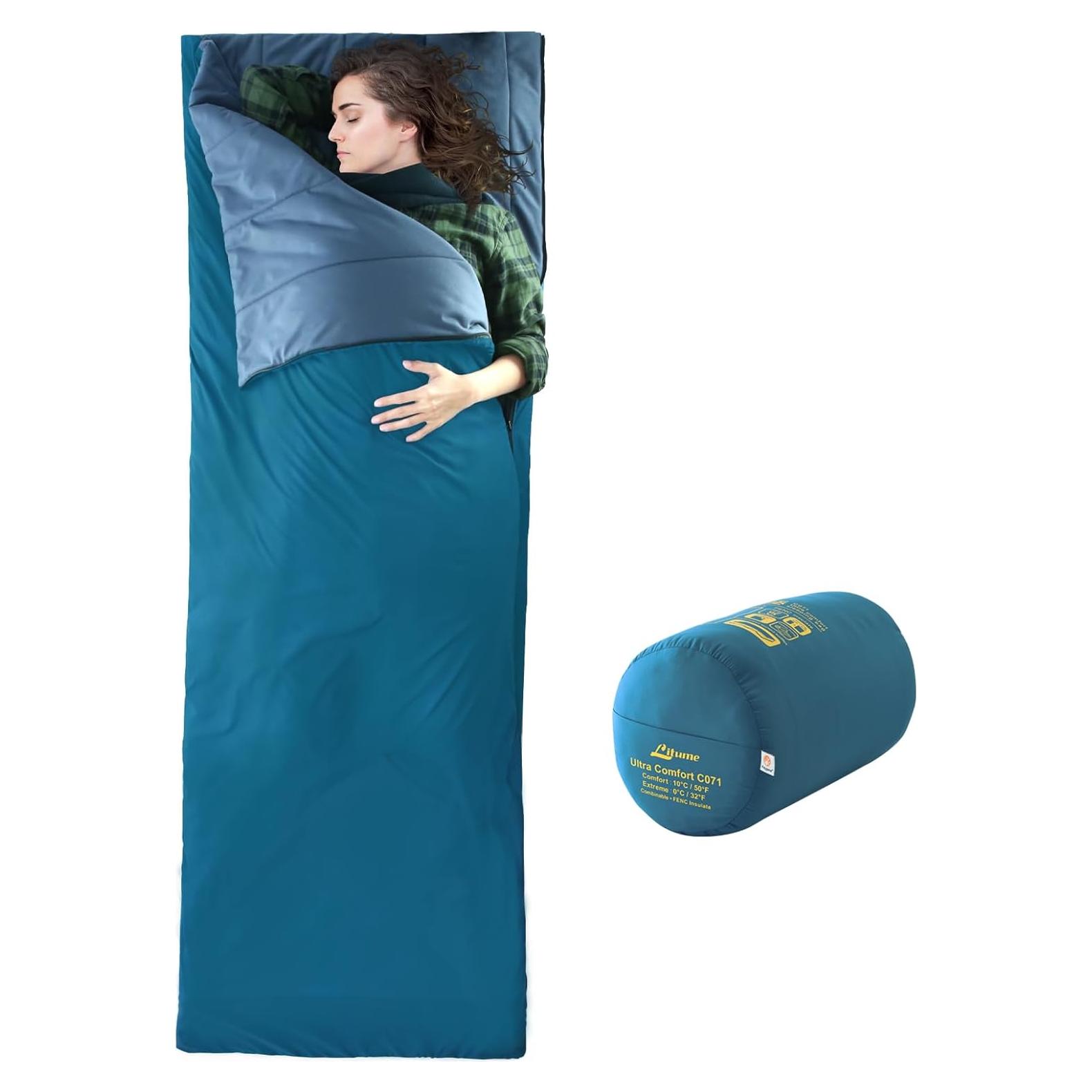 Saco de dormir Litume C071 Ultra Comfort 10°C 1.6kg 3 temporadas