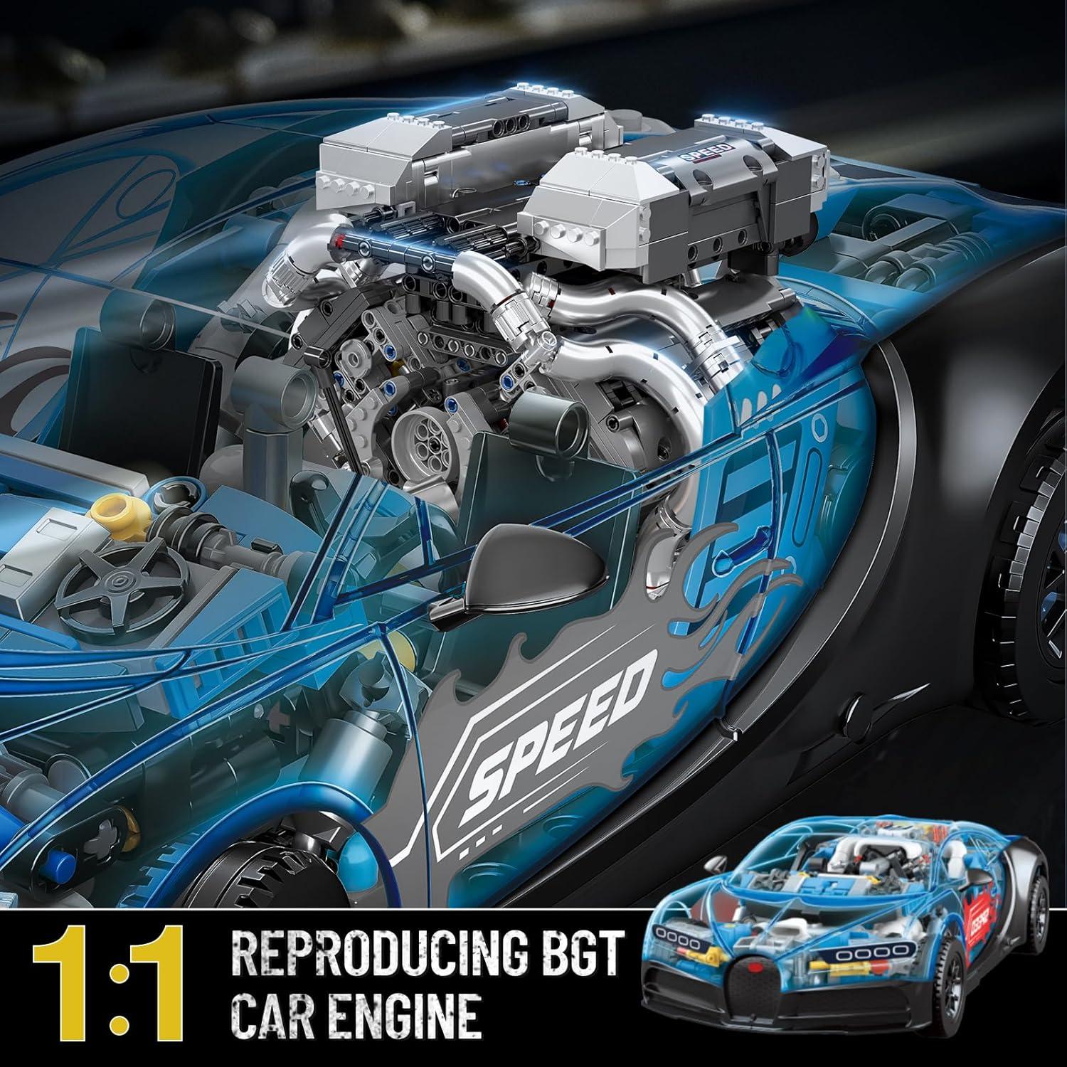 Kit de Motor W16 Mould King 10201 para Construcción STEM 14+