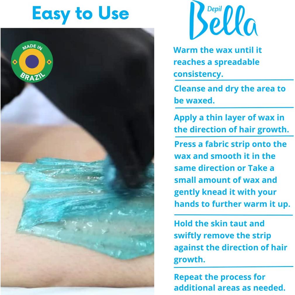 Pasta de Azúcar Depil Bella Menta 1.30 kg - Cera Natural para Cuerpo
