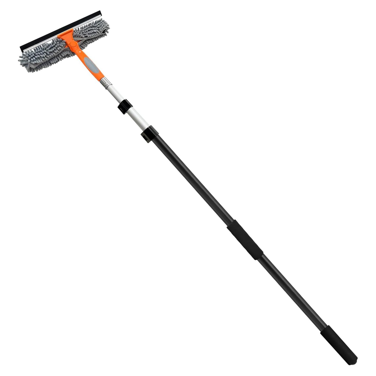 Limpiaparabrisas 2 en 1 ARTIPOLY 14" con palo extensible 5-12 pies