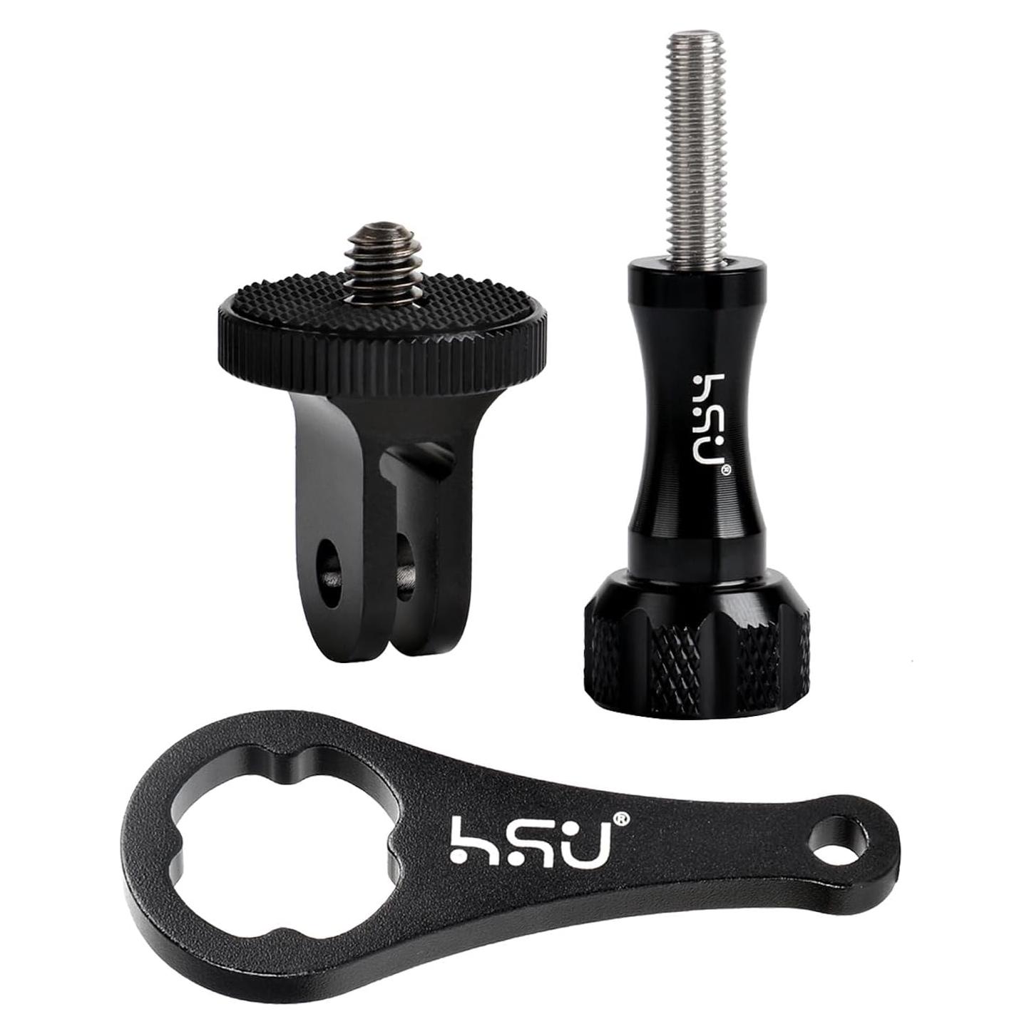 Adaptador de Montaje de Trípode HSU 1/4"-20 Aluminio Negro