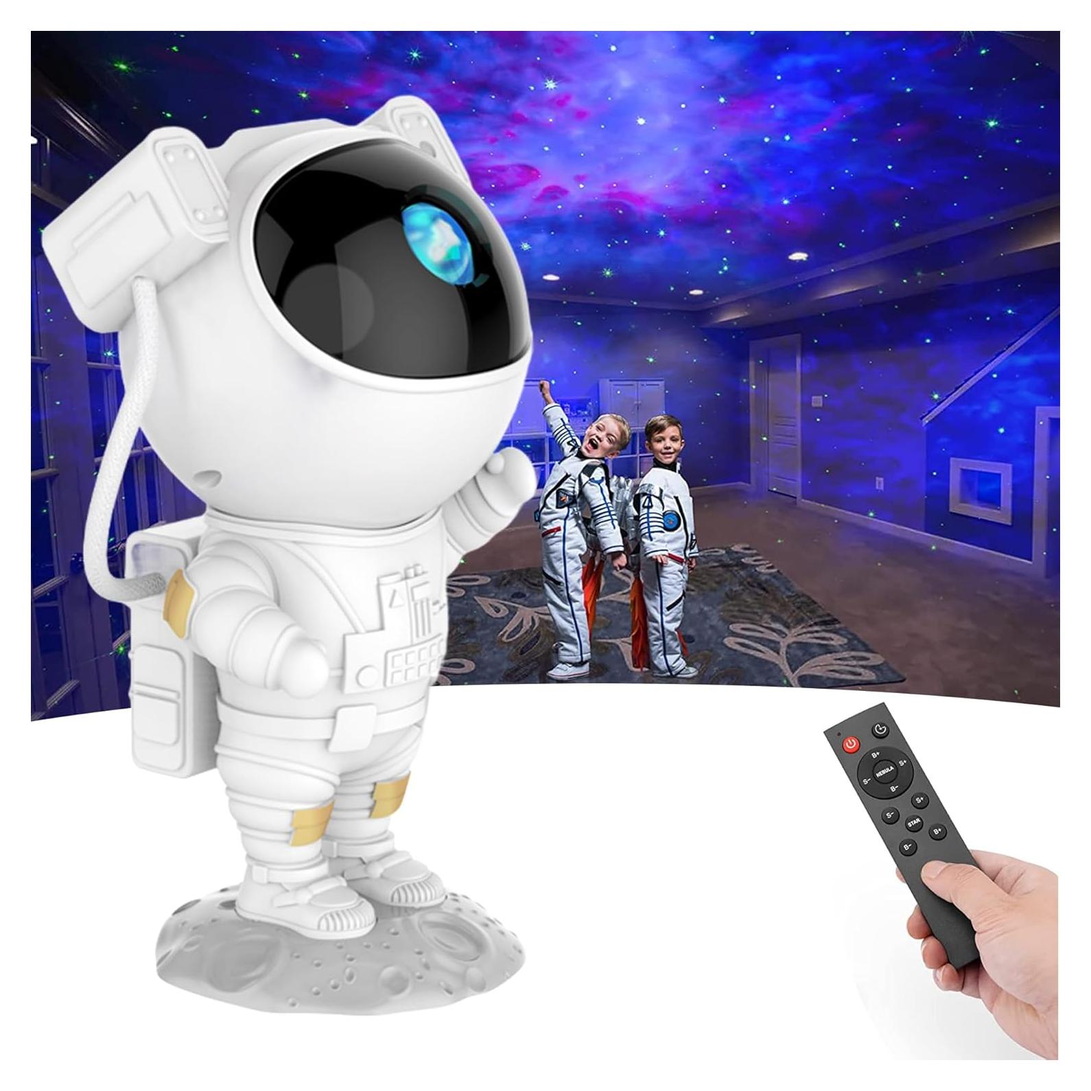 Proyector de Galaxia SFOUR Astronauta Luz Nocturna 5W