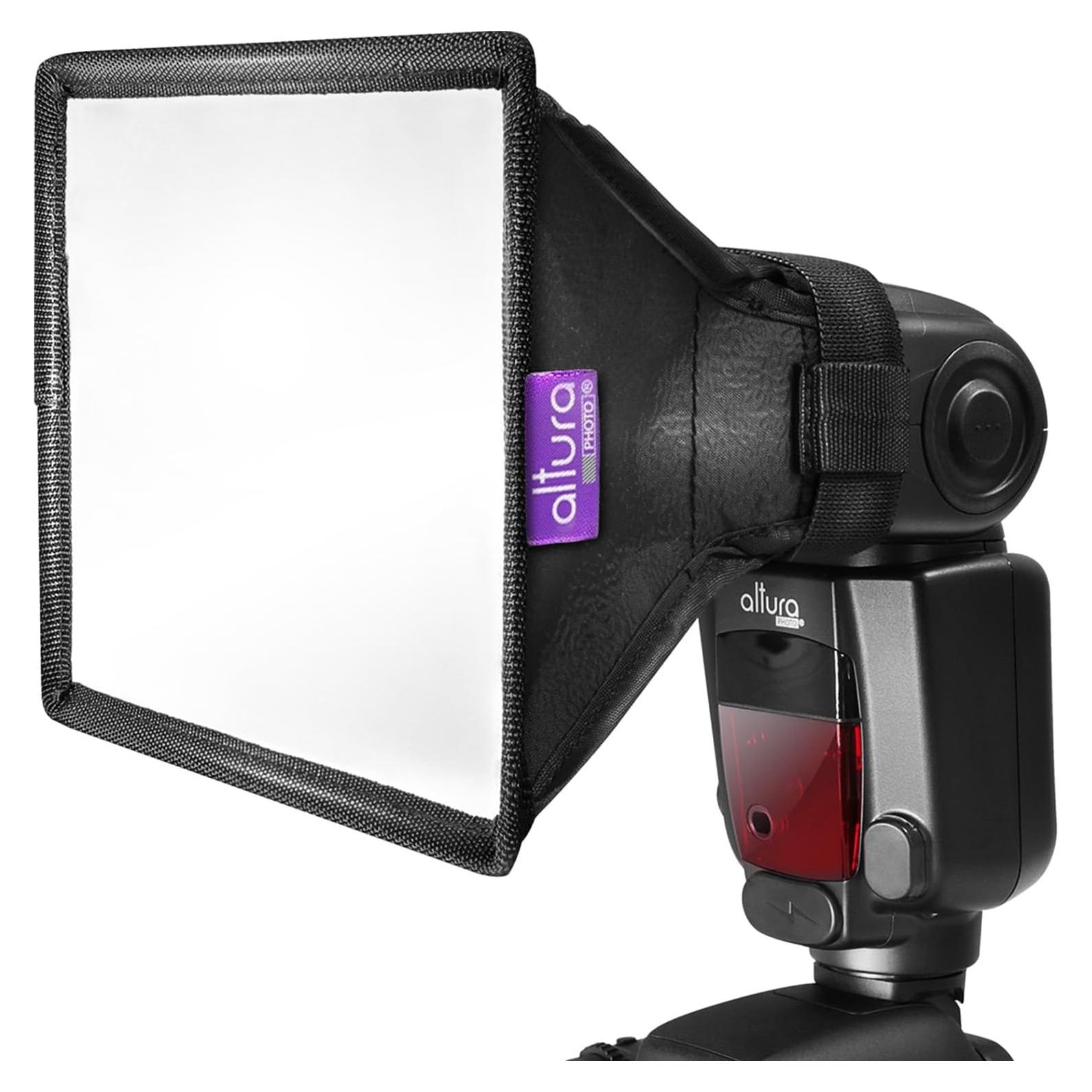 Difusor Softbox Altura Photo 22.86x17.78cm para Flash Zapata