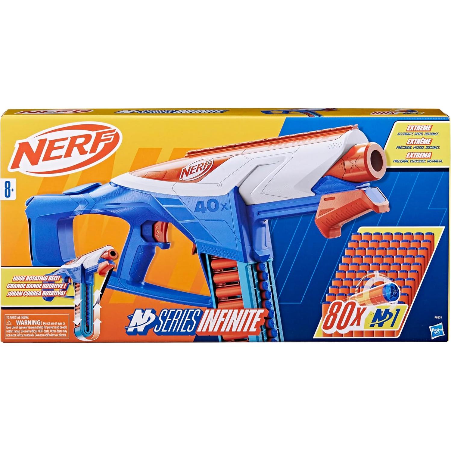 Blaster Nerf N Series Infinite con 80 Dardos N1