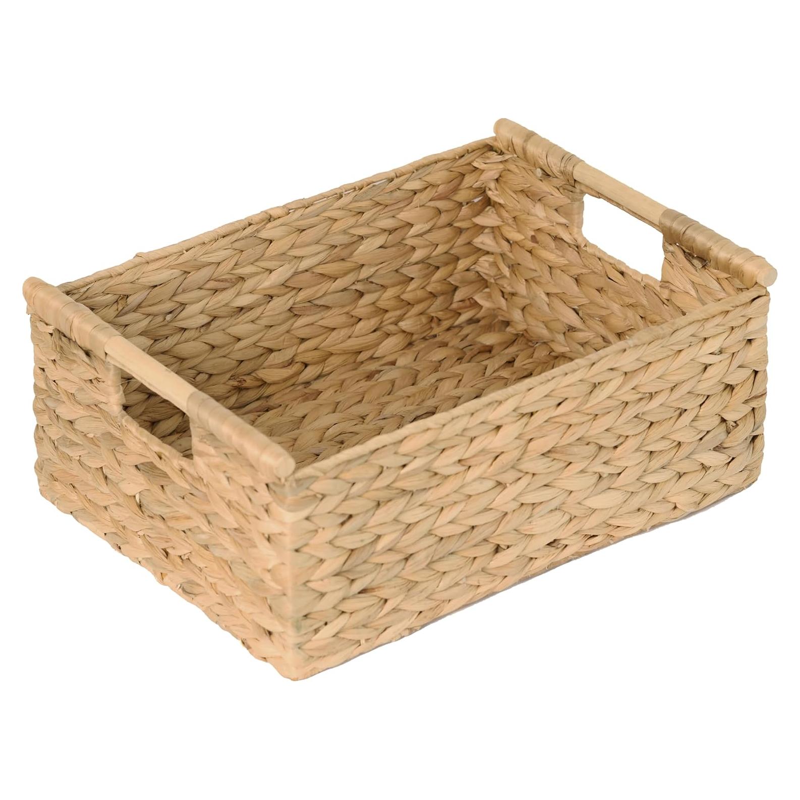 Cesta de Mimbre Extra Grande VATIMA 42.4x31.5x17.8 cm con Mangos