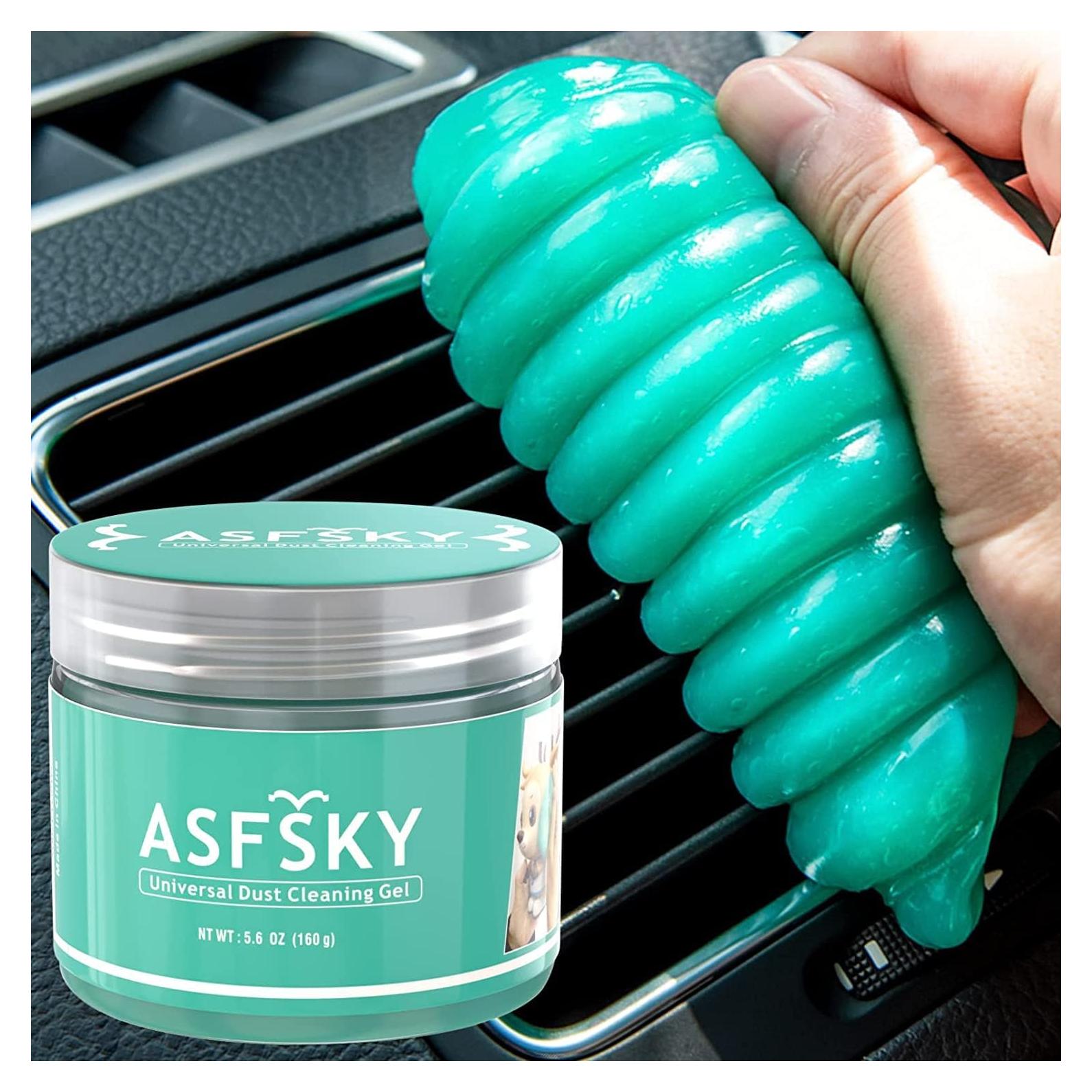Gel de limpieza ASFSKY para coches 159g - Reutilizable y efectivo