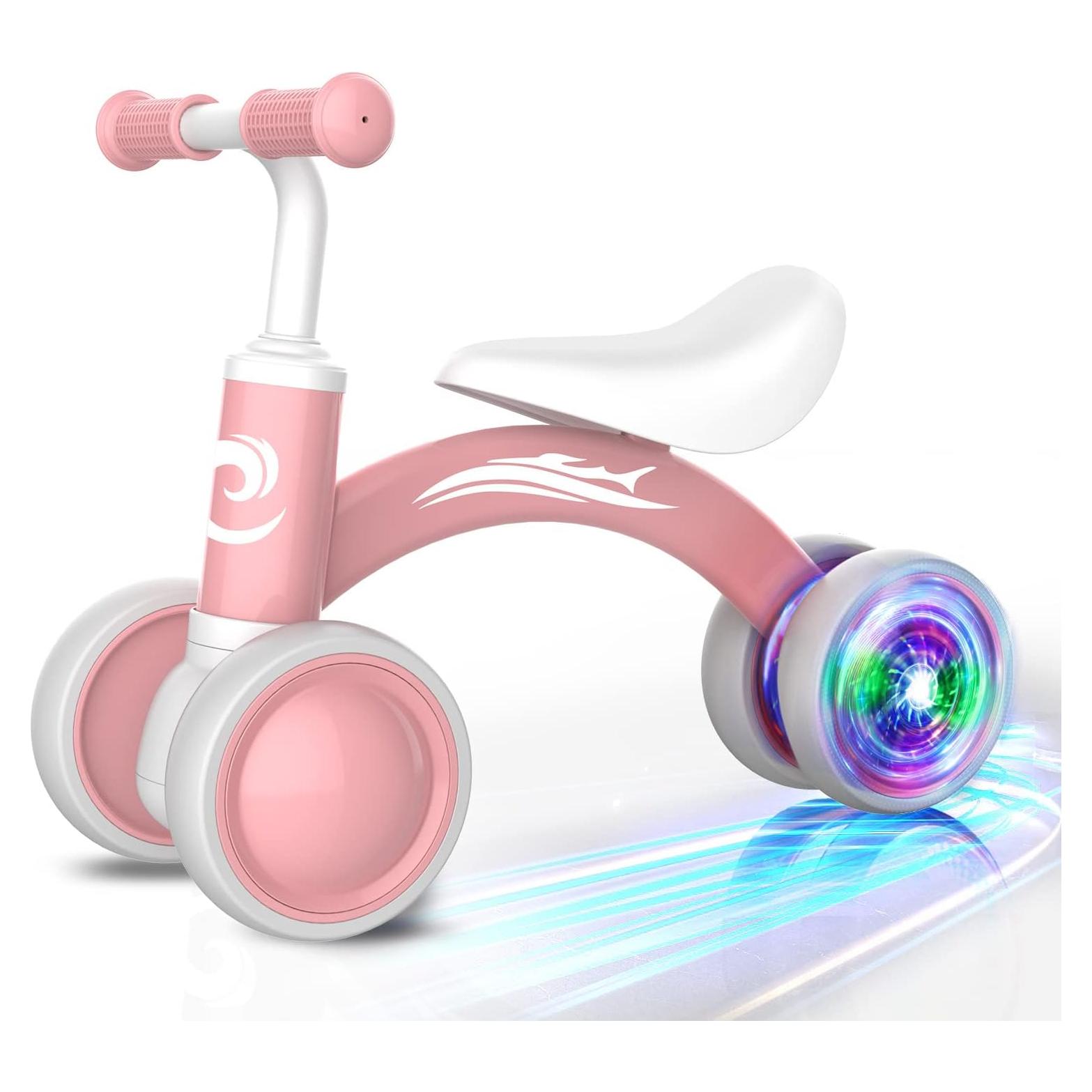 Bicicleta de Equilibrio Rosa para Niñas 10-36 Meses