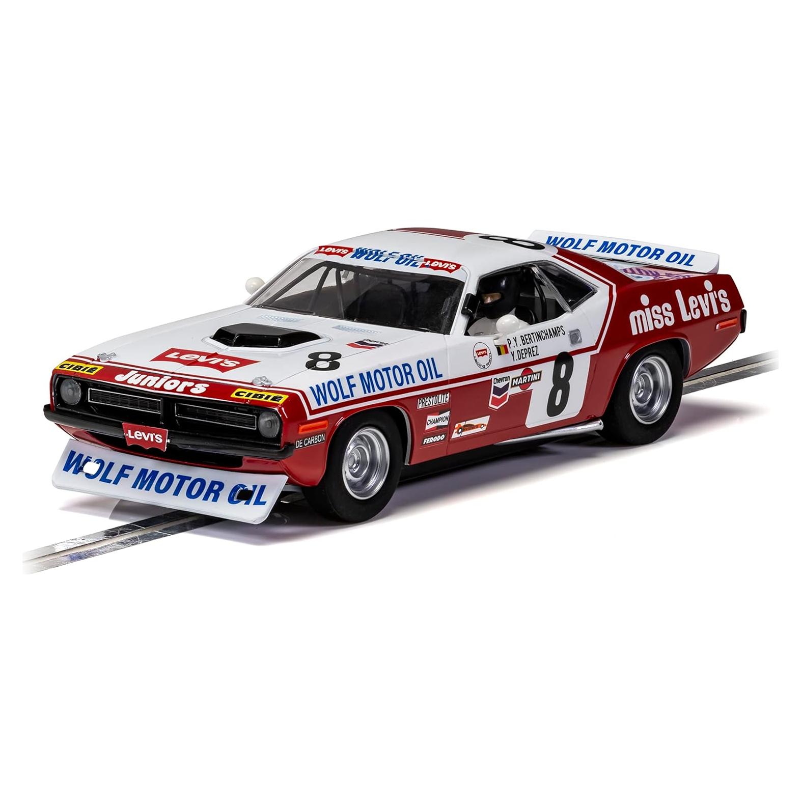 Scalextric Chrysler Plymouth Hemi Cuda 1973 1:32 Slot Car