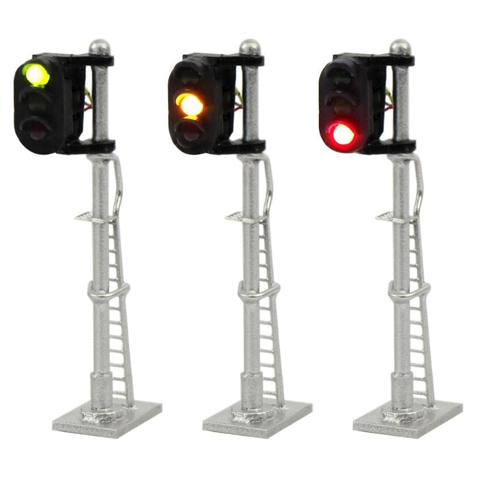 Señales de Ferrocarril Evemodel JTD1503GYR 3 Luces LED 12V