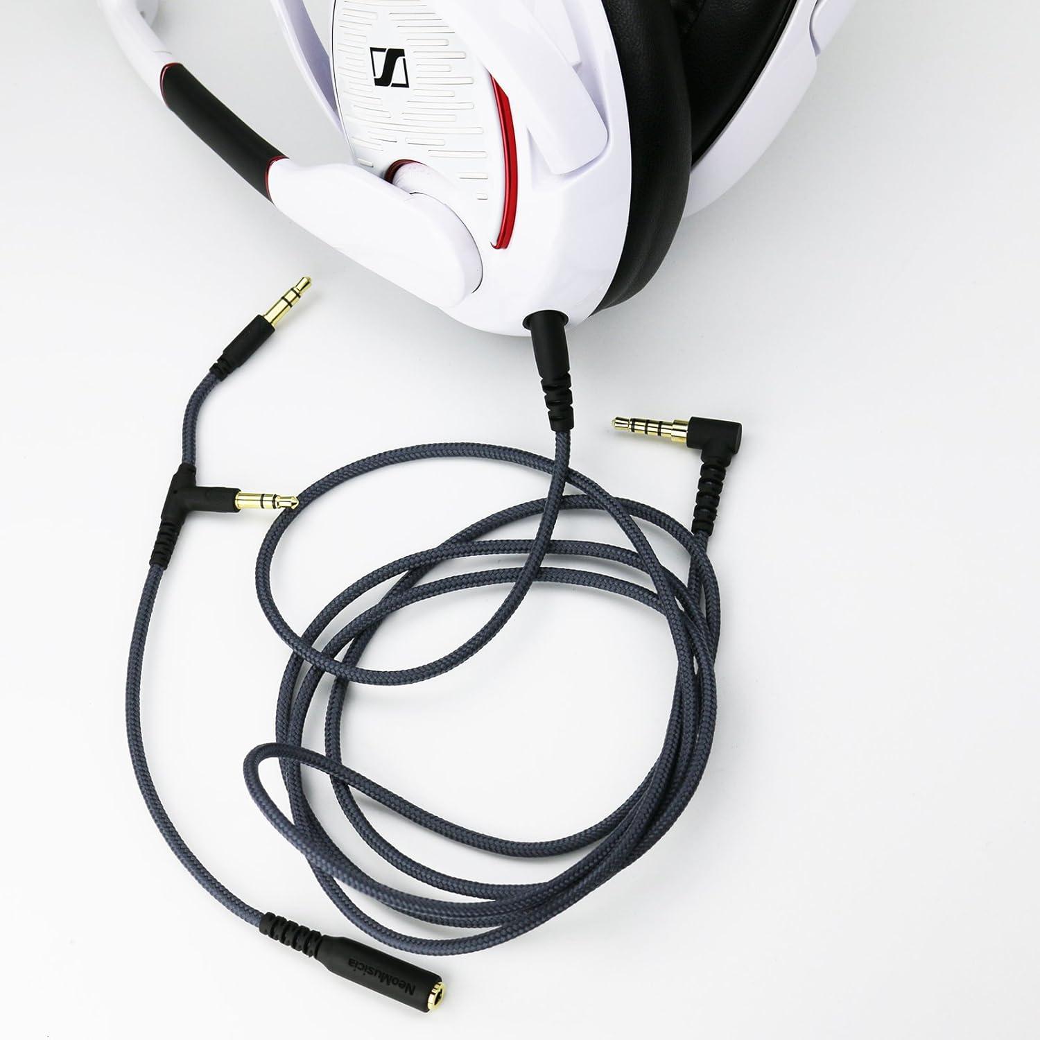Cable de Audio NewFantasia 1.3m para Auriculares Sennheiser