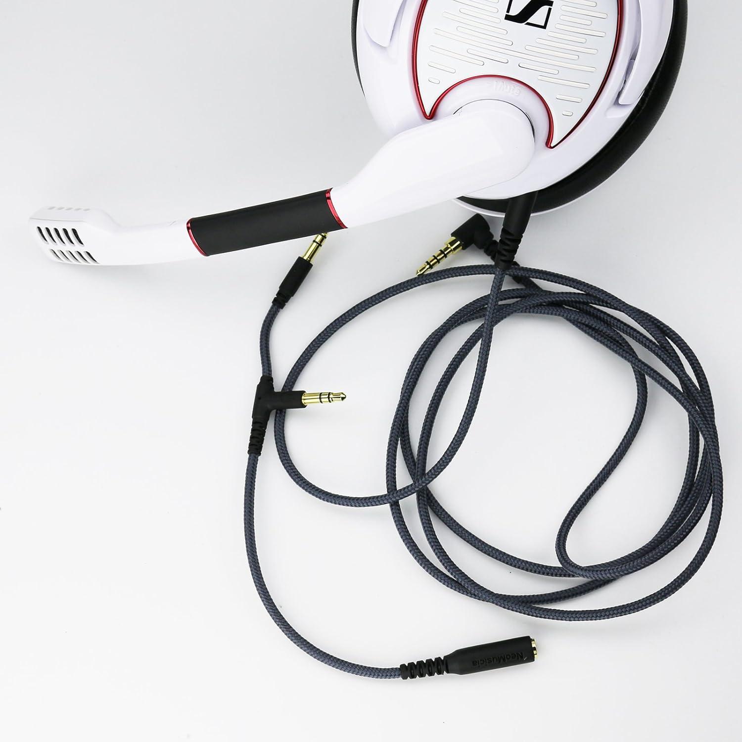 Cable de Audio NewFantasia 1.3m para Auriculares Sennheiser