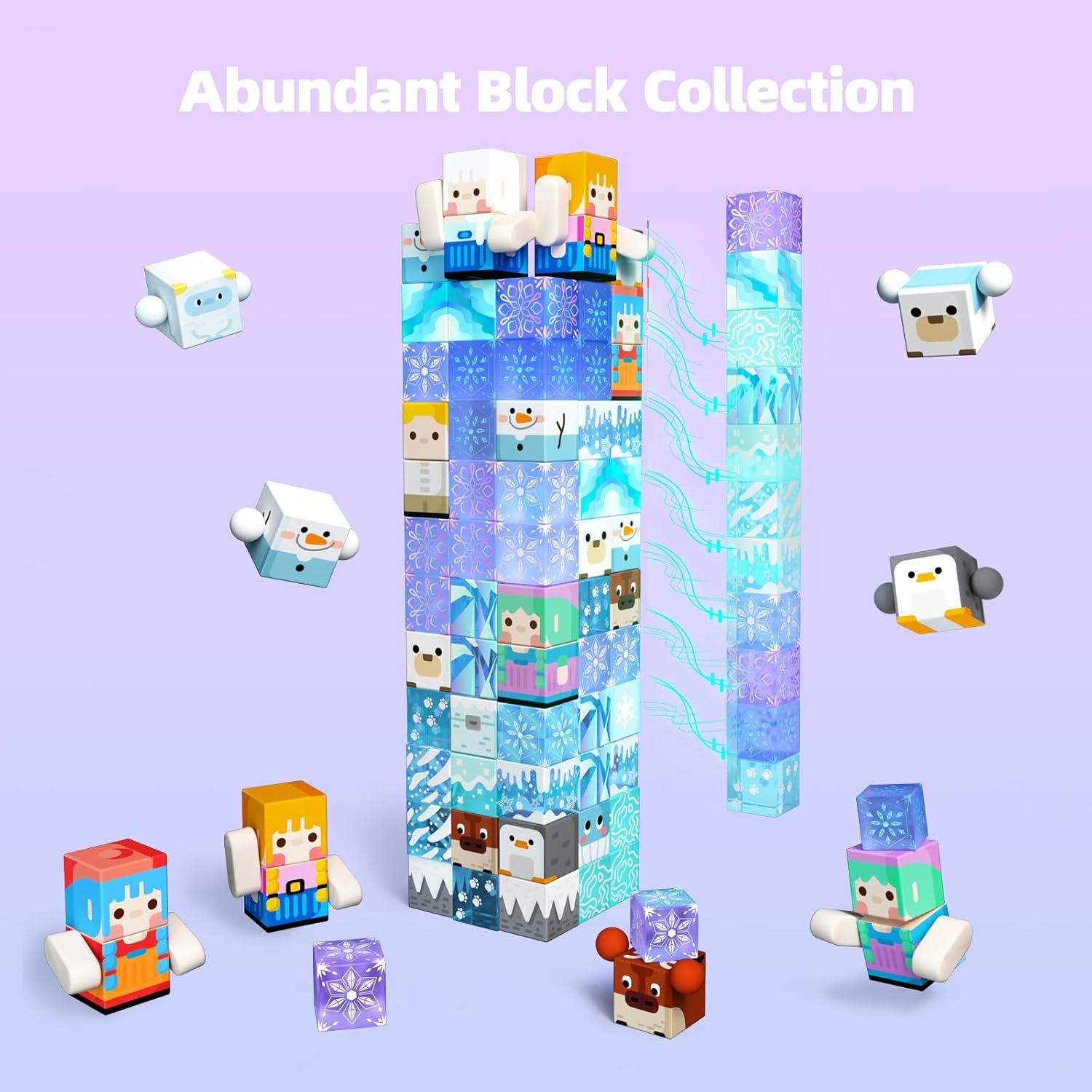 Bloques Magnéticos GobiDex 100 Piezas Juguete STEM 3+