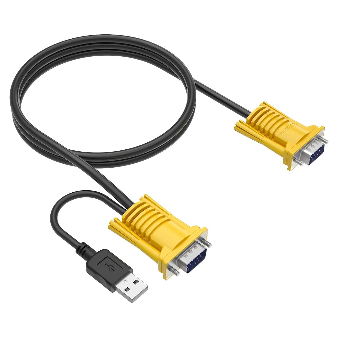 Cable KVM USB VGA 1.5m Yinker - Extensión para KVM