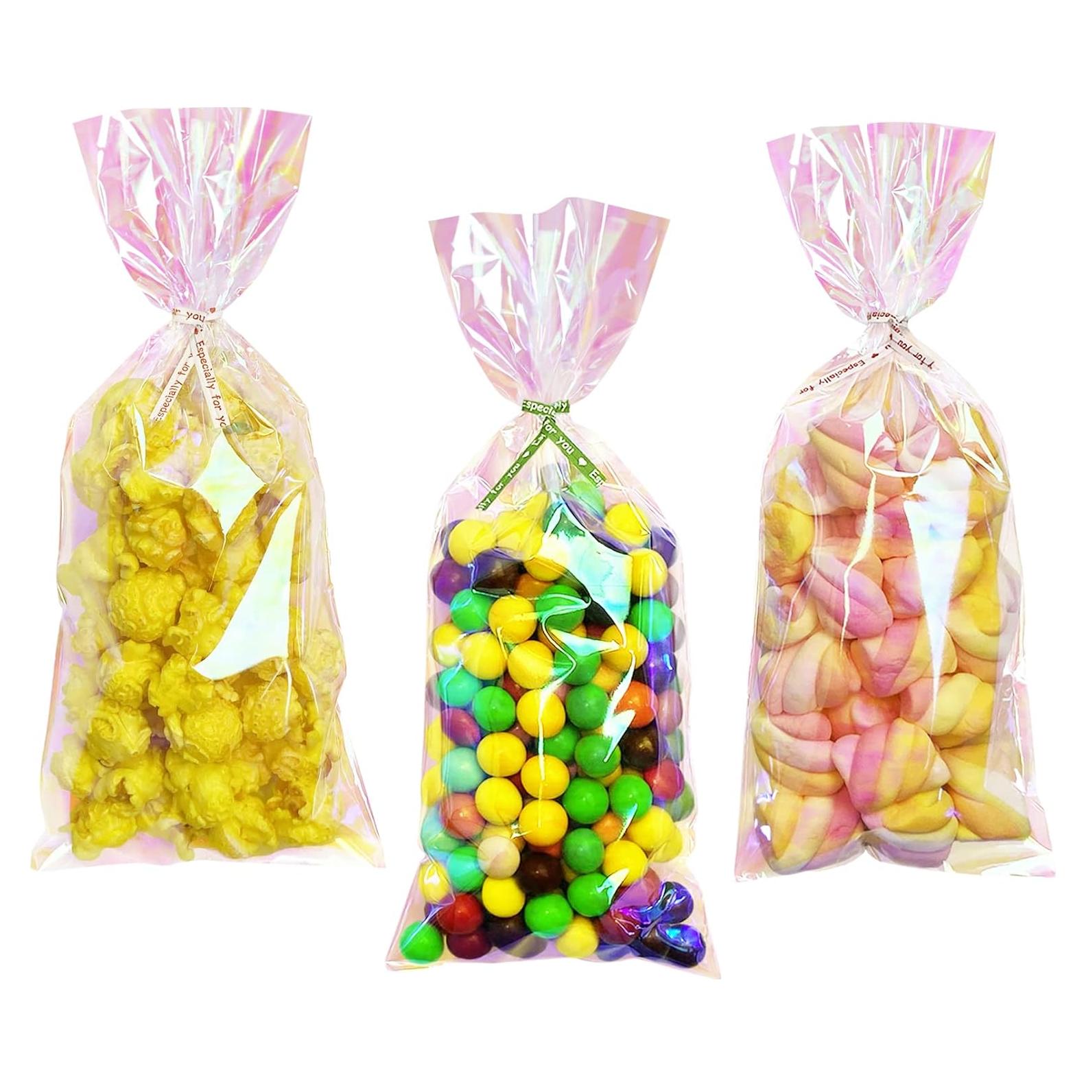 Bolsas de Celofán Holográficas Yotelab 10x23 cm - 100 Piezas