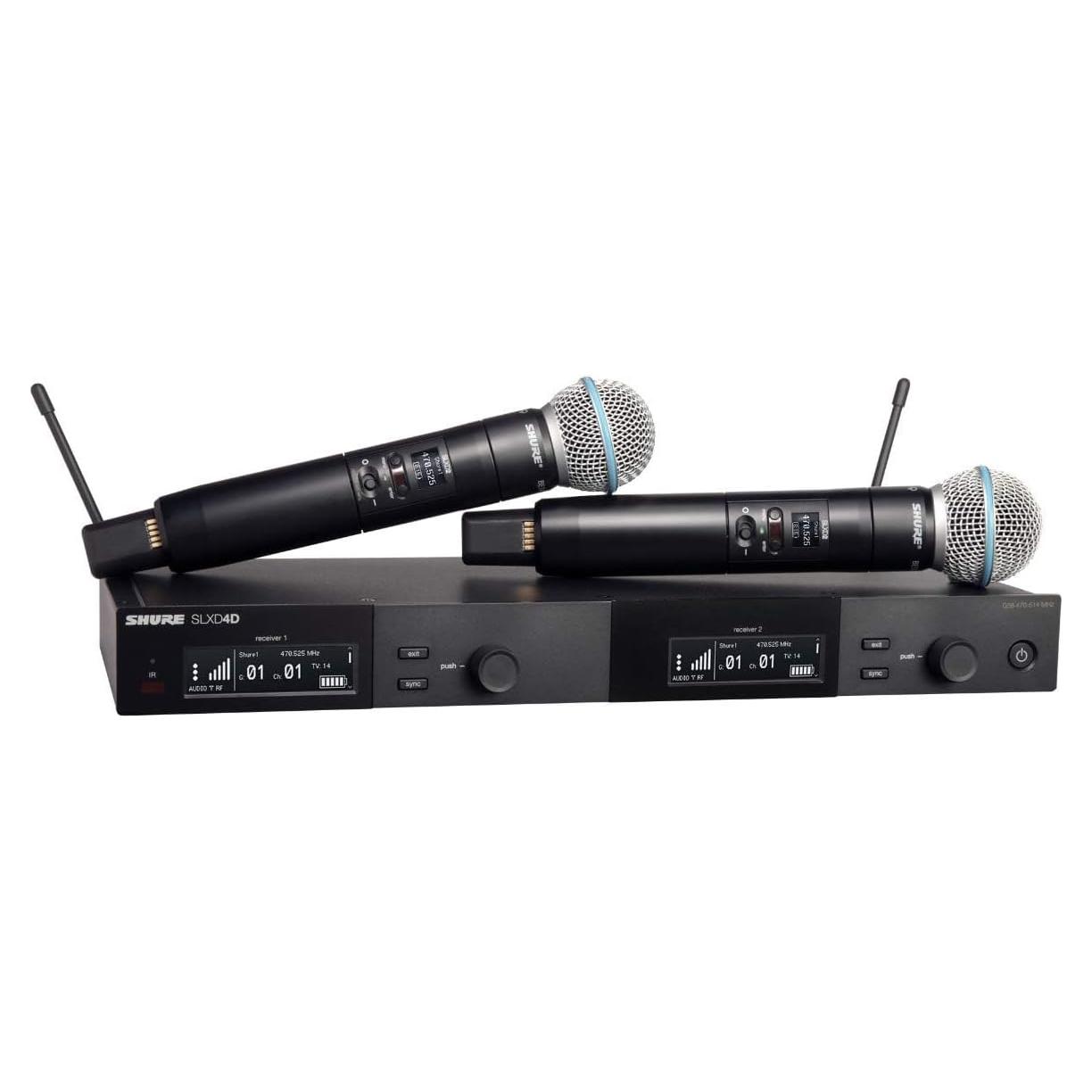 Sistema Micrófono Inalámbrico Shure SLXD24D/B58 Doble Canal