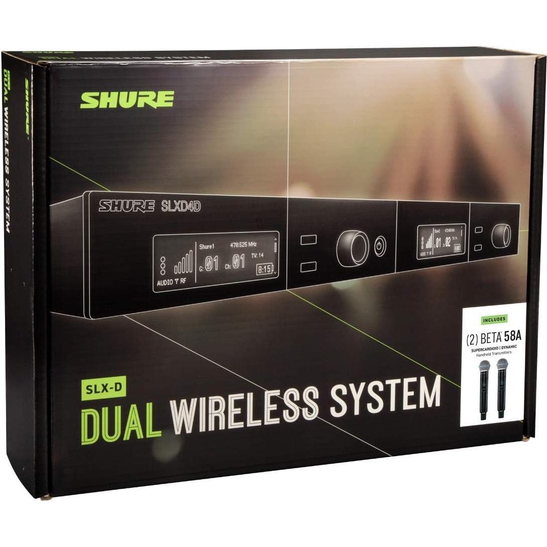 Sistema Micrófono Inalámbrico Shure SLXD24D/B58 Doble Canal