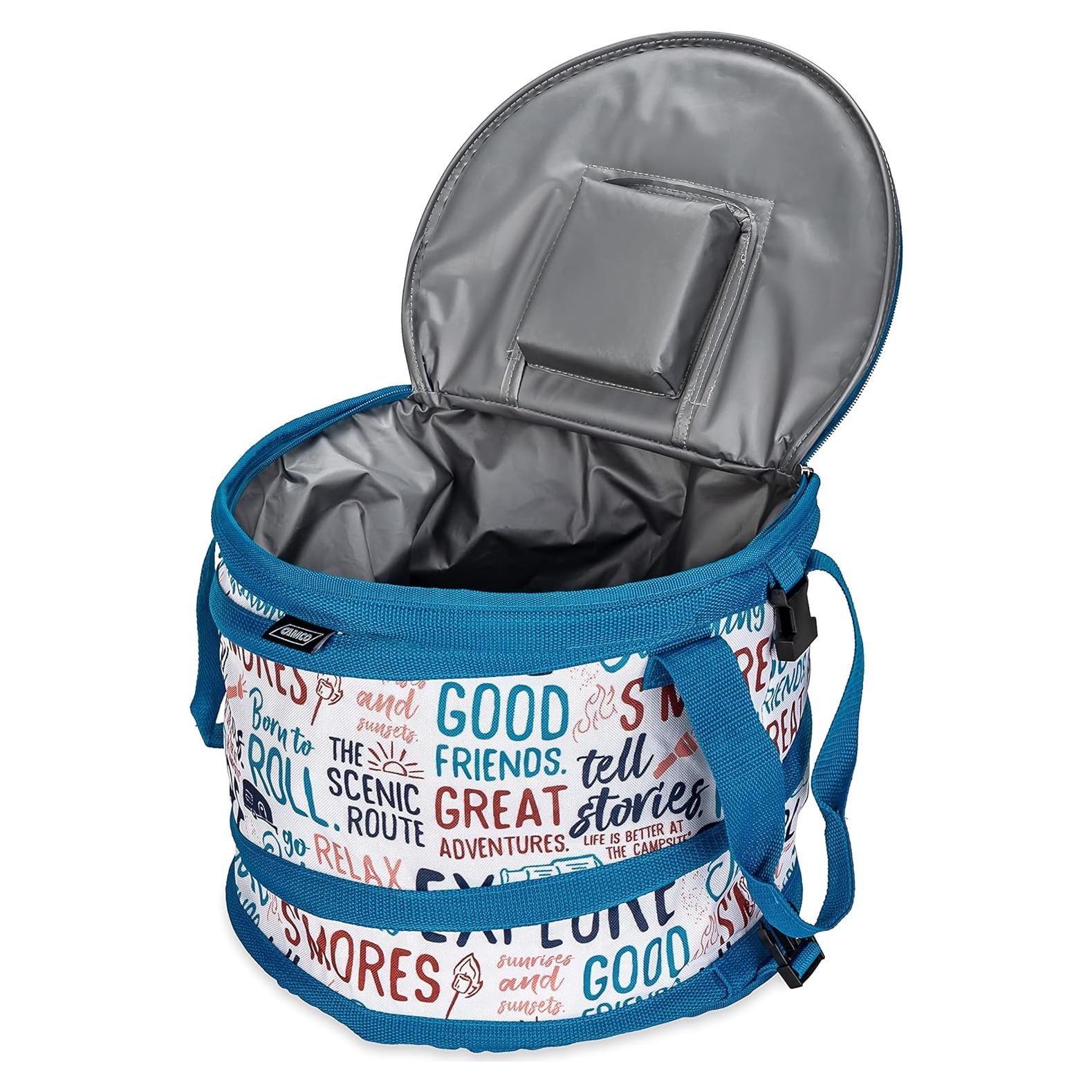 Nevera Plegable Camco Graffiti 12 Botellas Aislada 3.8L