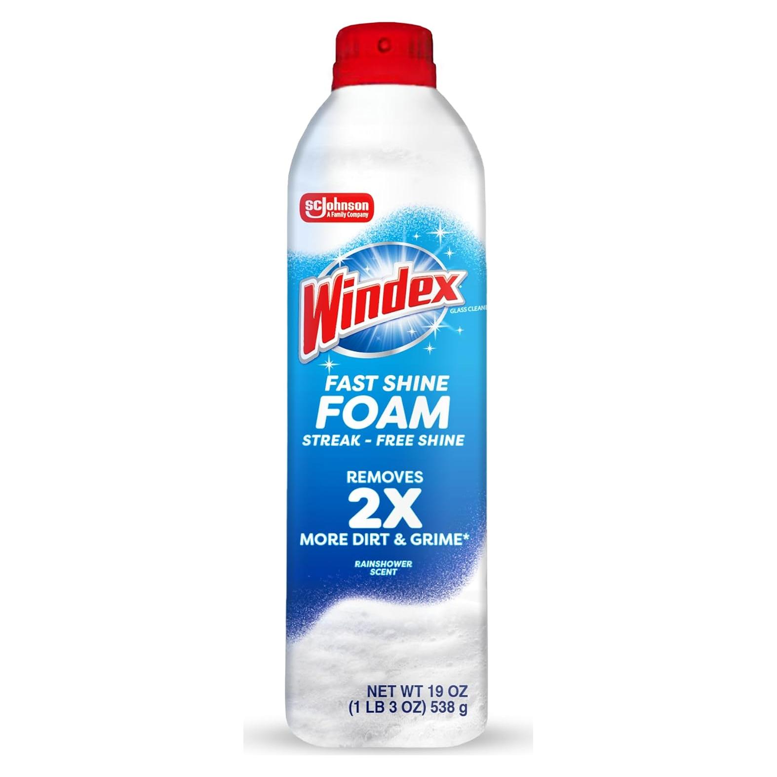 Limpiador de Vidrios Windex Fast Shine Foam 0.56 L Sin Goteo