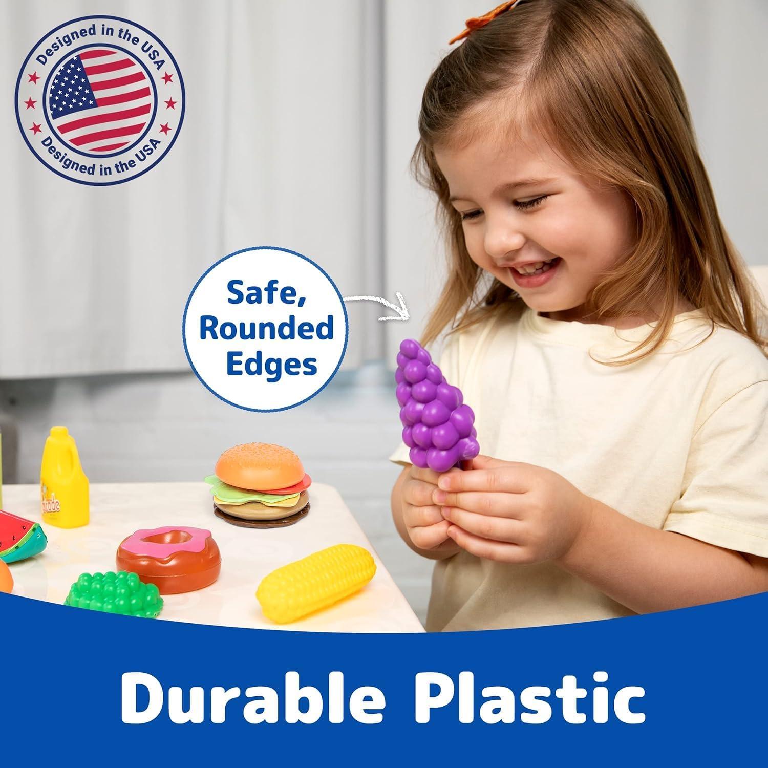 Set de Comida de Juguete Jaxojoy 122 Piezas Cocina Infantil