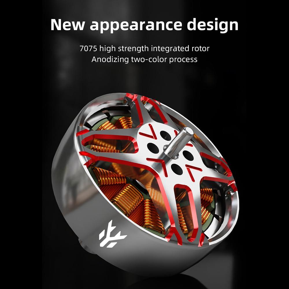 Motor sin escobillas HGLRC Specter 1804 2450KV para drones 3-3.5"