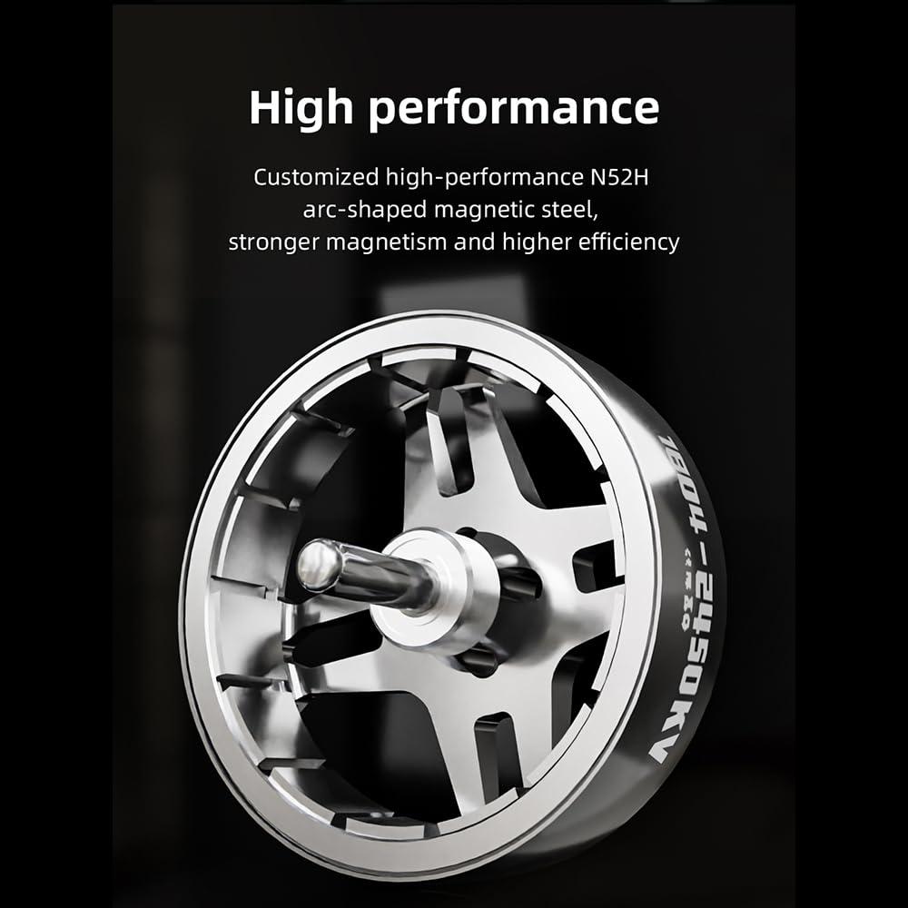 Motor sin escobillas HGLRC Specter 1804 2450KV para drones 3-3.5"