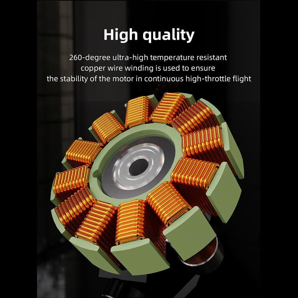 Motor sin escobillas HGLRC Specter 1804 2450KV para drones 3-3.5"