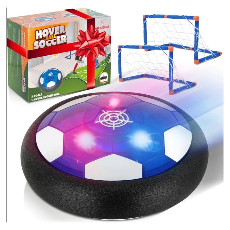 Pelota de Fútbol Flotante Atlasonix con 2 Metas - Juguete Interior