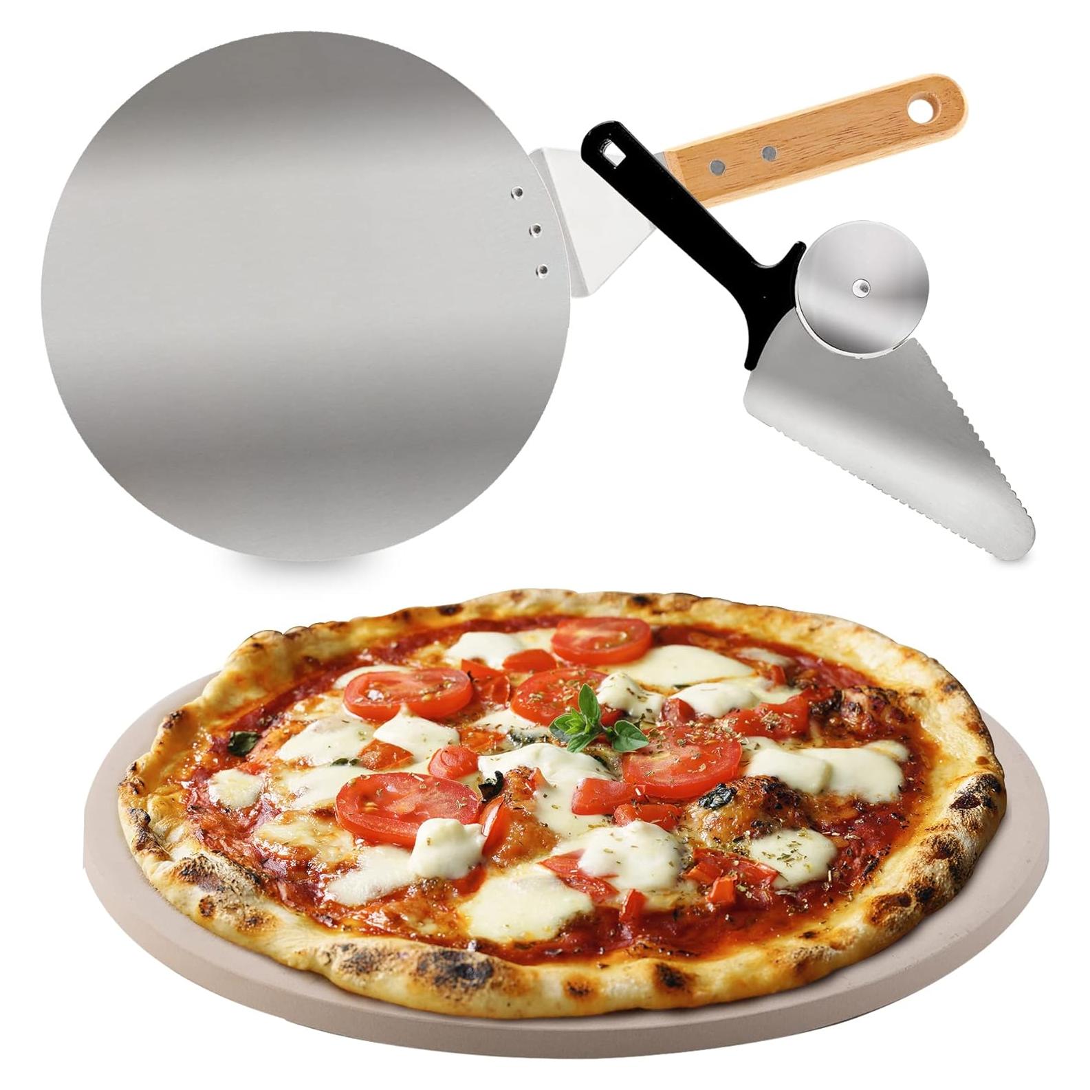 Kit de Pizza Nuwave 3 Piezas con Piedra y Paleta