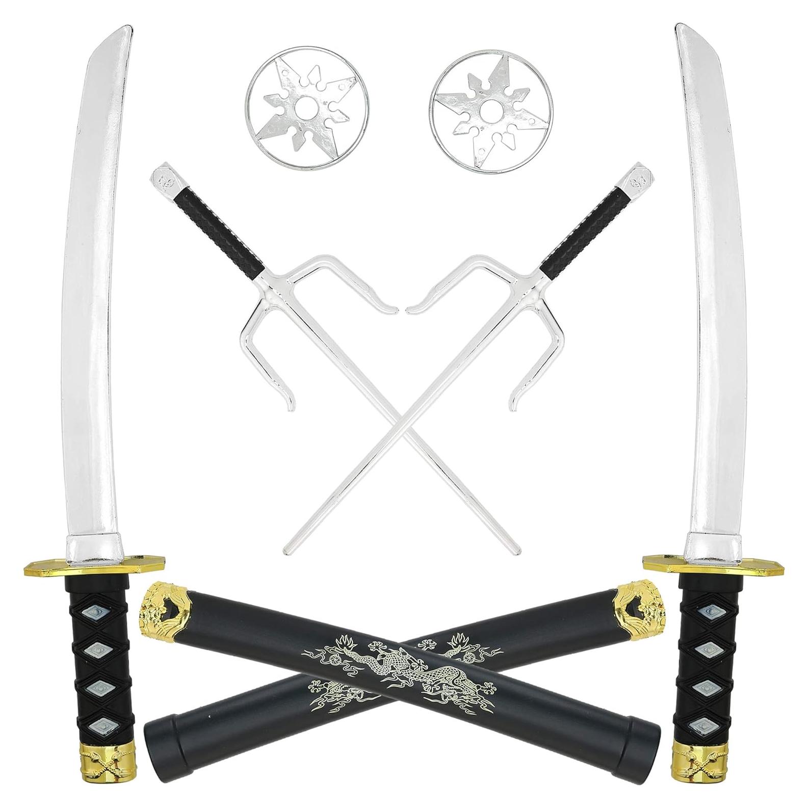 Juego de Juguetes Espada Ninja Skeleteen - 6 Piezas