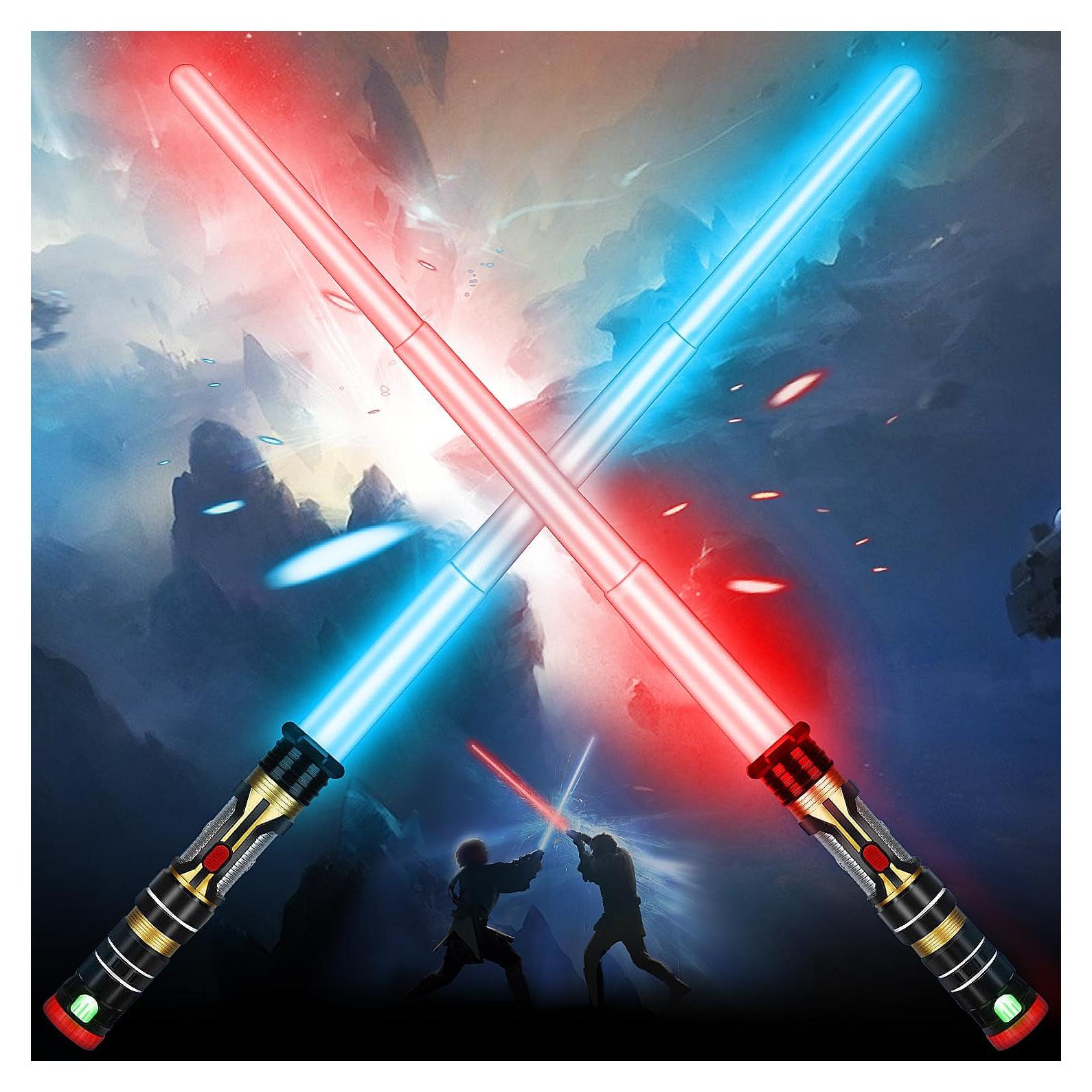 Sables LED Iluminados SAIYUE Paquete de 2 para Niños y Adultos