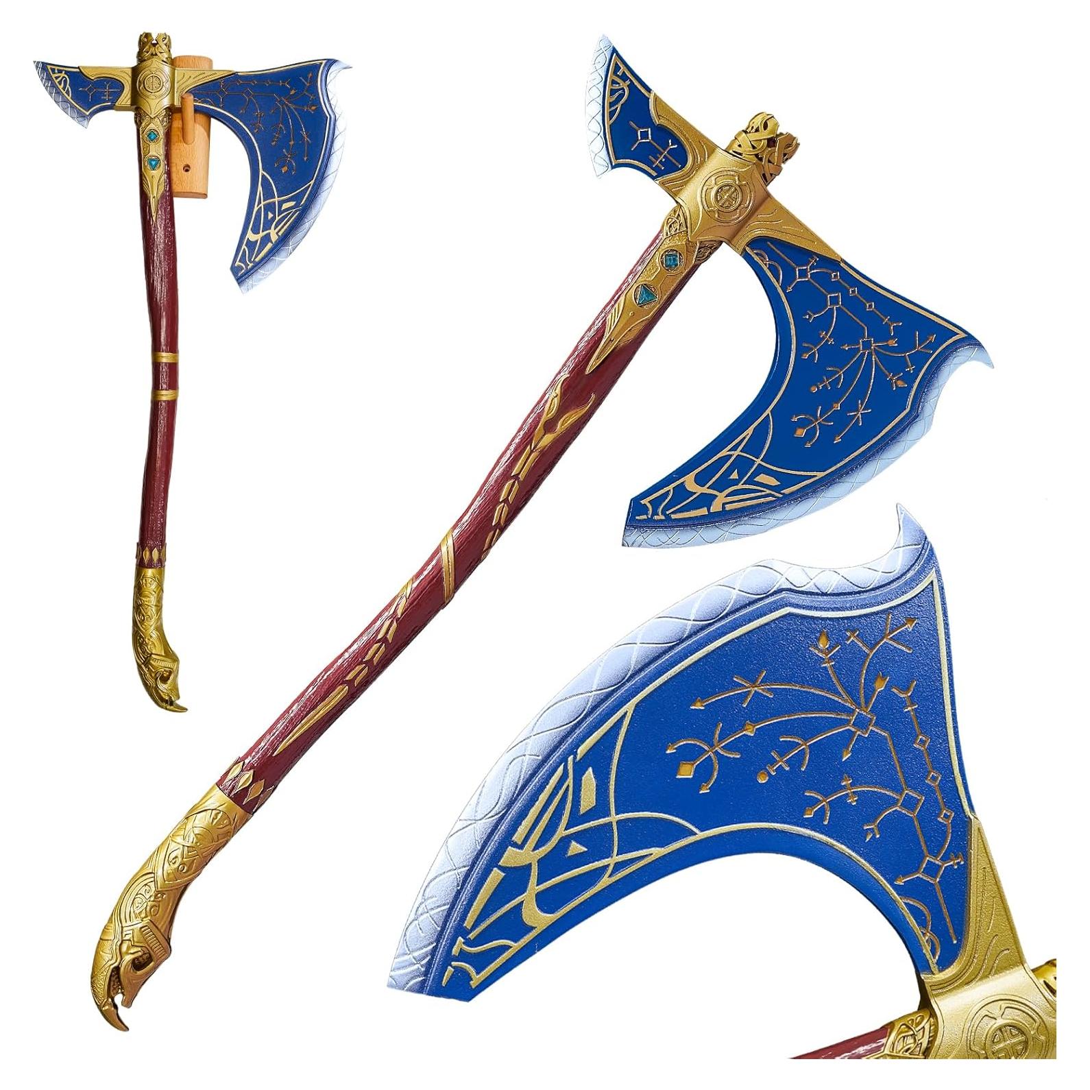 Hacha Réplica 1:1 Wuton Acero Inoxidable 96,5 cm Cosplay