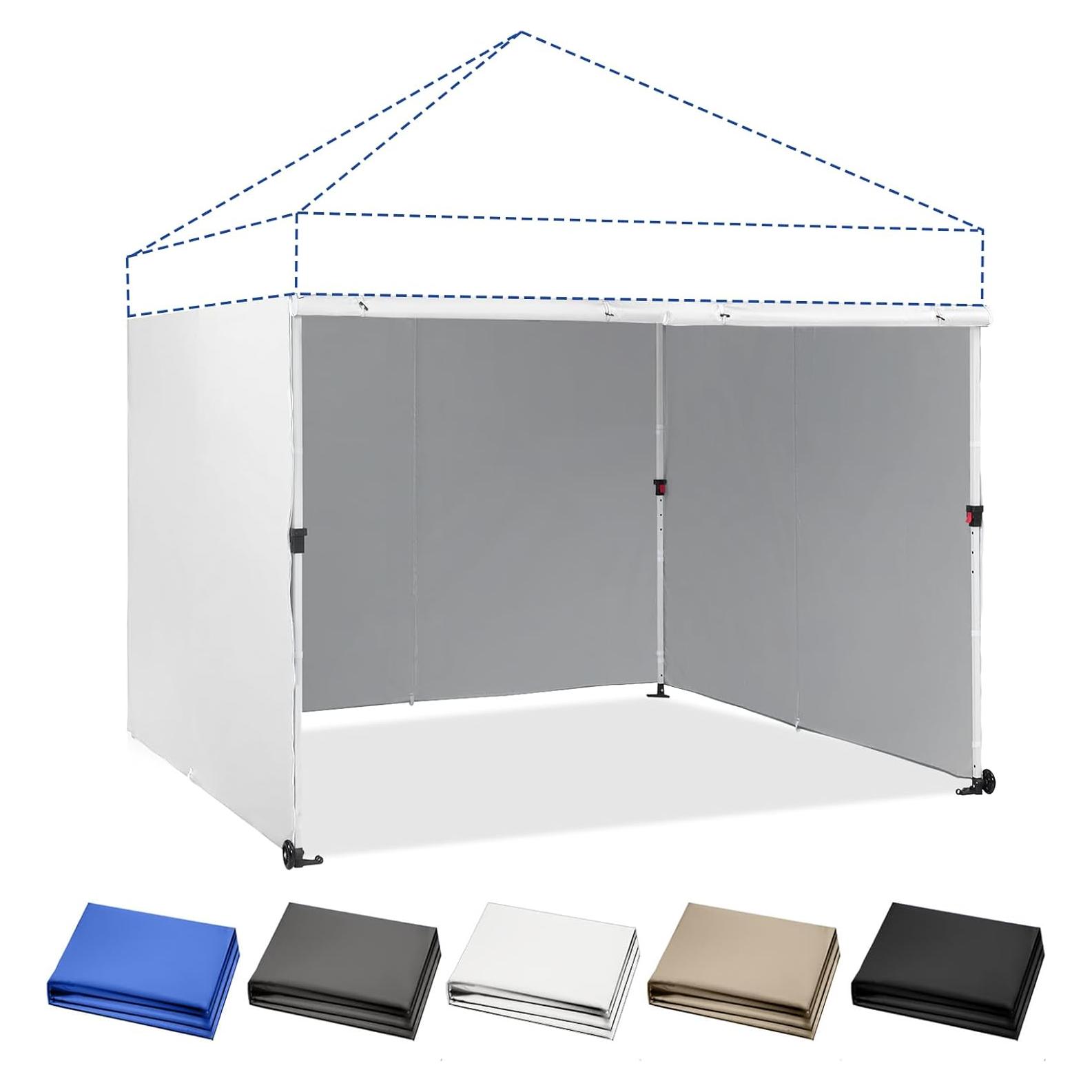 Paredes Laterales Crown Shades 8x8 - 4 Piezas, Blanco