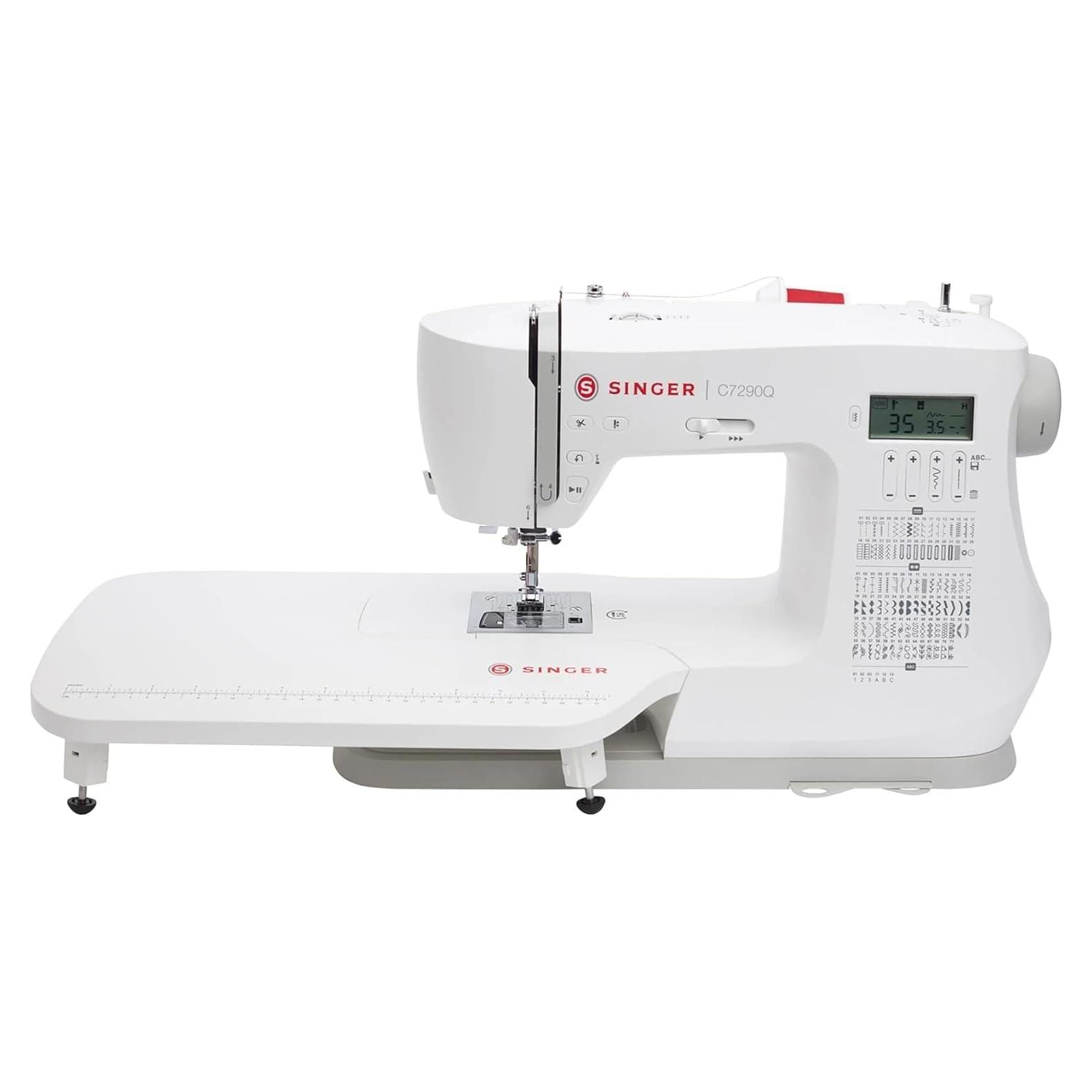 Máquina de Coser SINGER C7290Q Computarizada con Mesa y 12 Patas