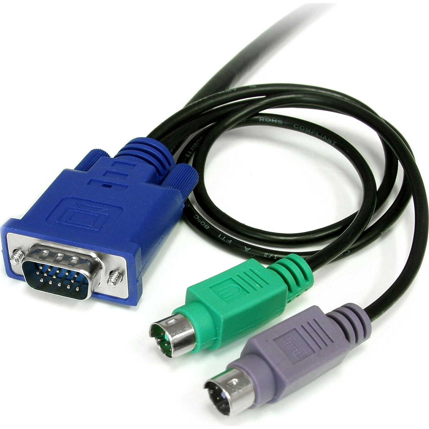 Cable KVM 3-en-1 StarTech PS/2 y VGA 1.83 m