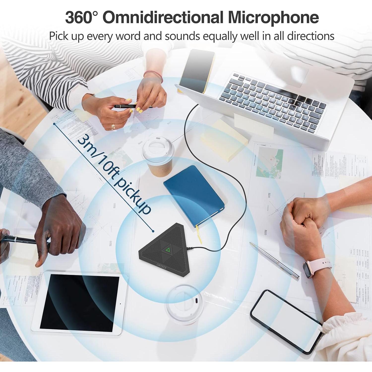 Micrófono USB CMTECK CM001 Omnidireccional para Conferencias