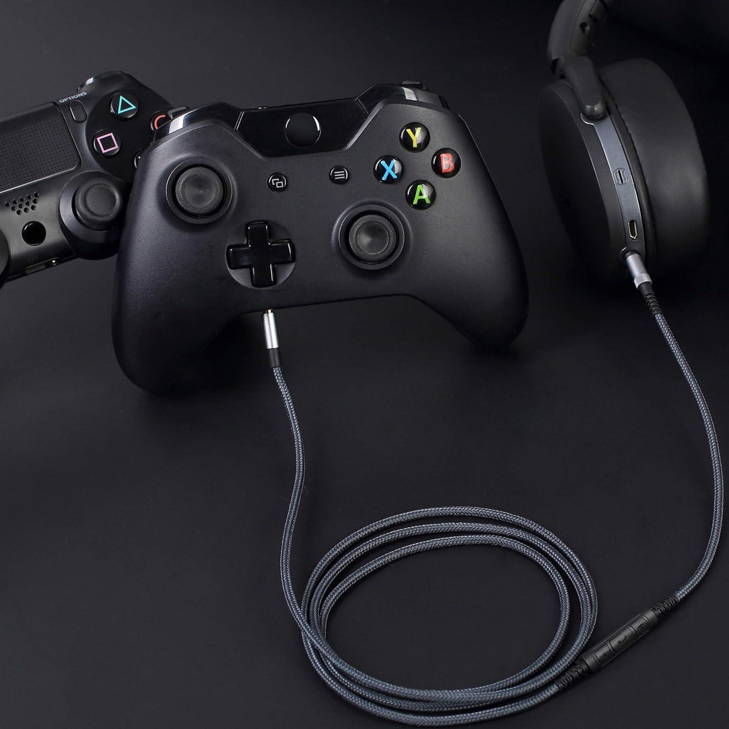 Cable de Audio AUX Ablet 1.2m con Control y Micrófono para Sennheiser